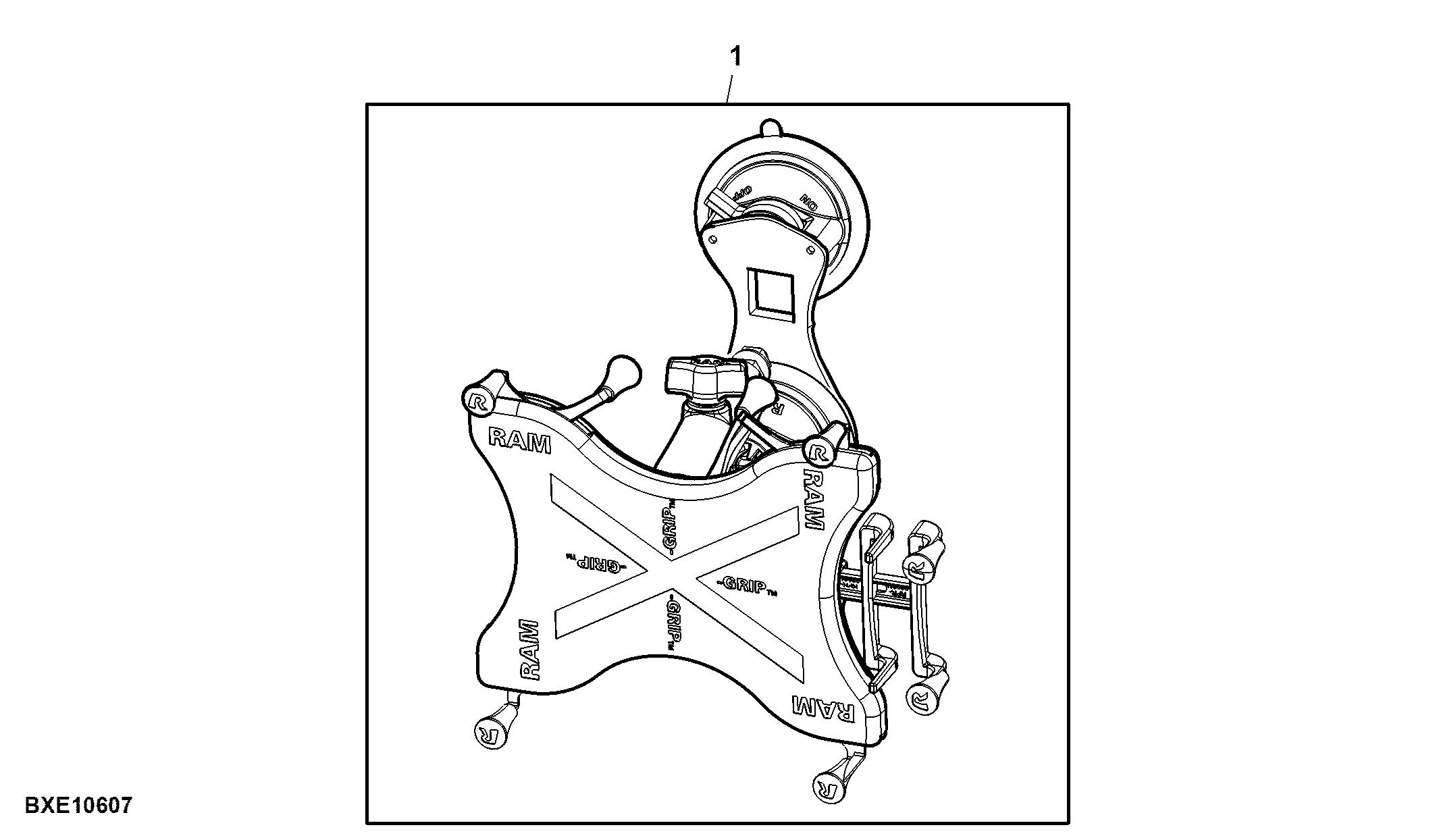 Attachment, Tablet Mounting Bracket