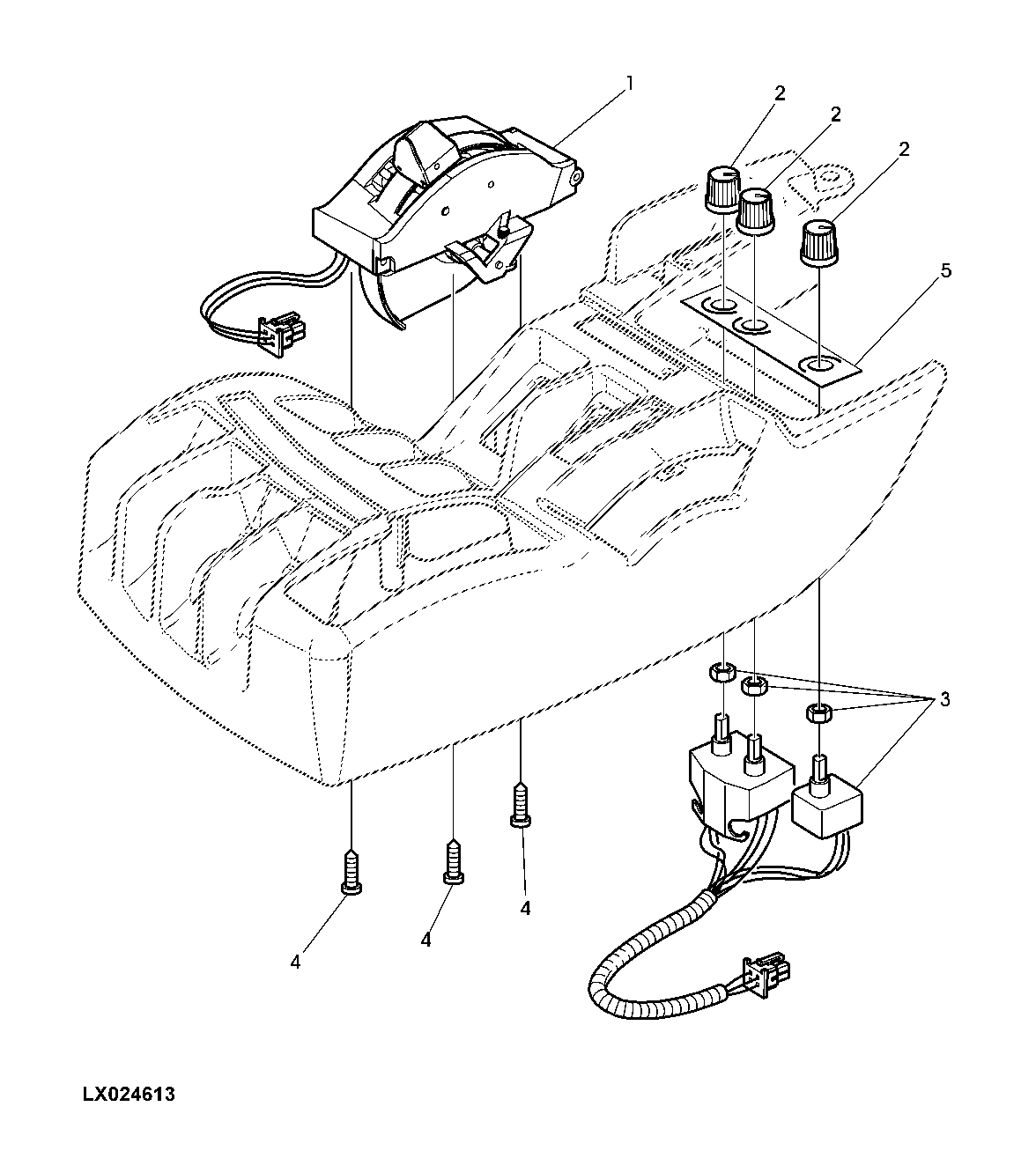 ROCKSHAFT CONTROL, POTENTIOMETER (COMMAND ARM)