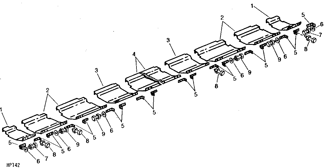 PLATFORM BOTTOM PROTECTIVE WEAR PLATE ( - 507050)