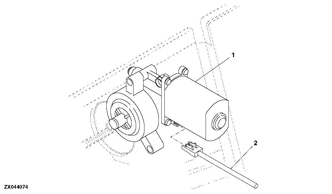 Separator Fan Drive Adjusting Motor