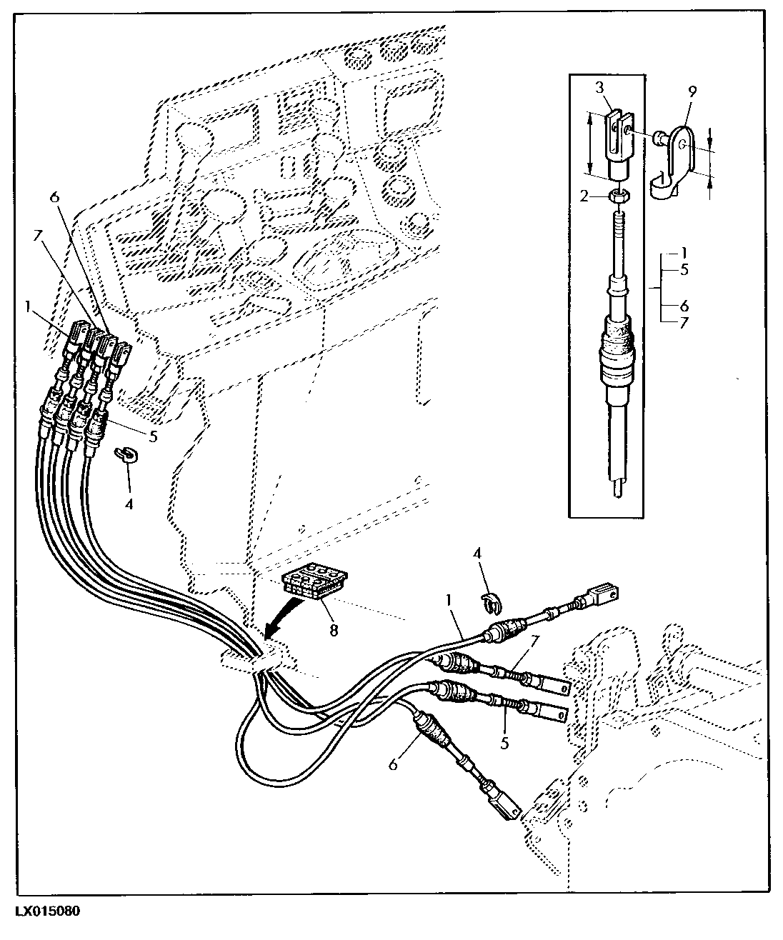 BOWDEN CABLES FOR RANGE SHIFT AND PARKING LOCK(POWRQUAD WITH REVERSER CONTROL AT SHIFT CONSOLE)