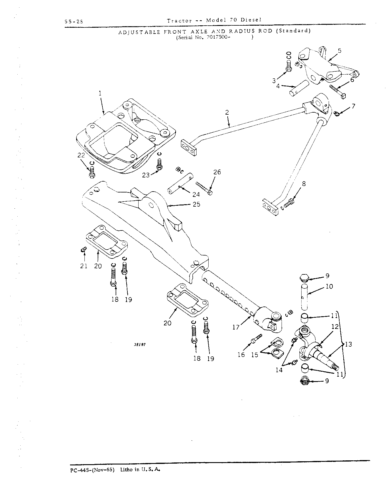 Section 55 - Steering Mechanism, Front End Equipment, and Rear Wheels (Continued)
