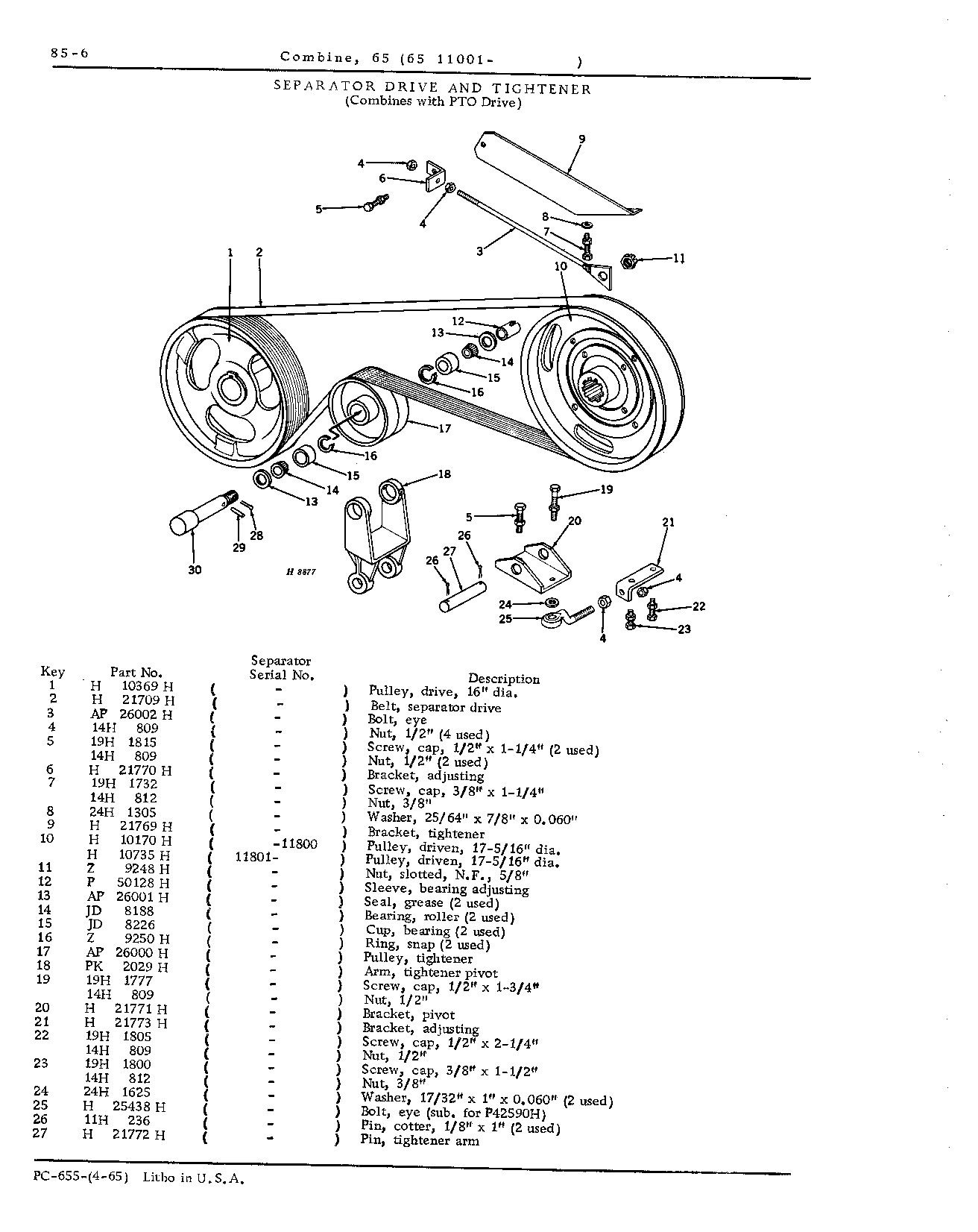 Drive Belts, Chains and Tighteners (Continued)