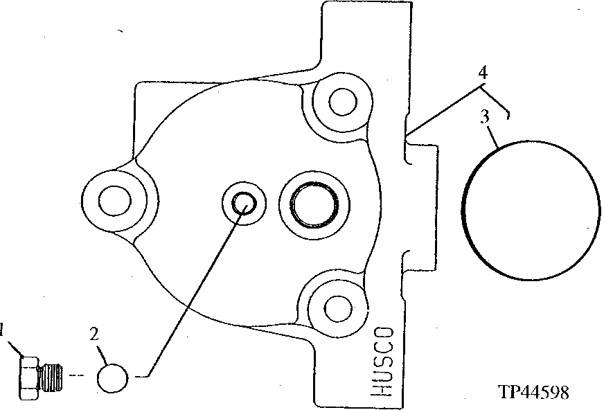 Inlet Section (SN 798065-, 4-Function) (SN 796891-, 5-Function) (SN 799622-, 6-Function)