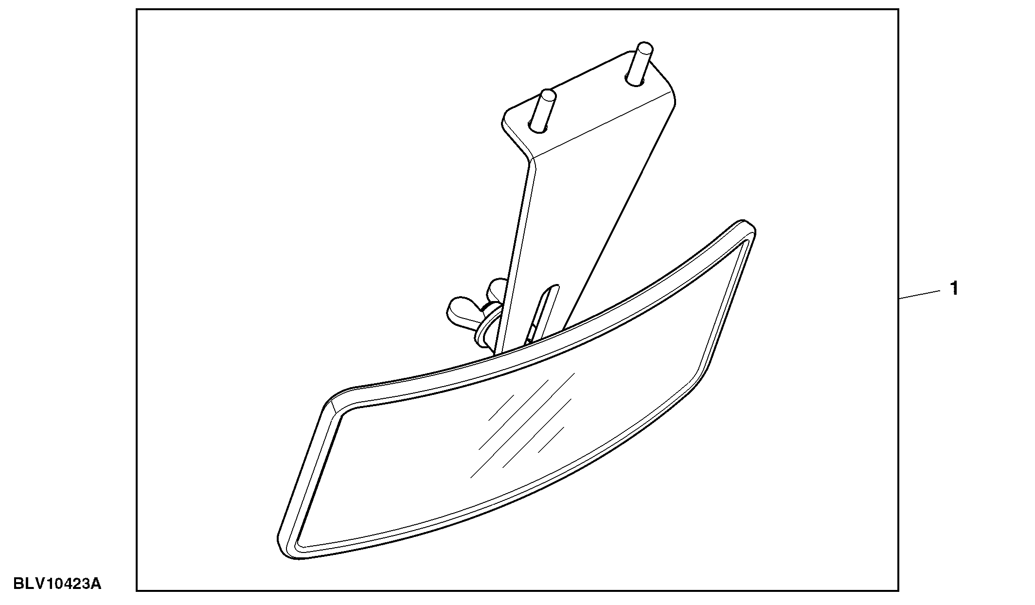 Attachment, Inner rear view mirror