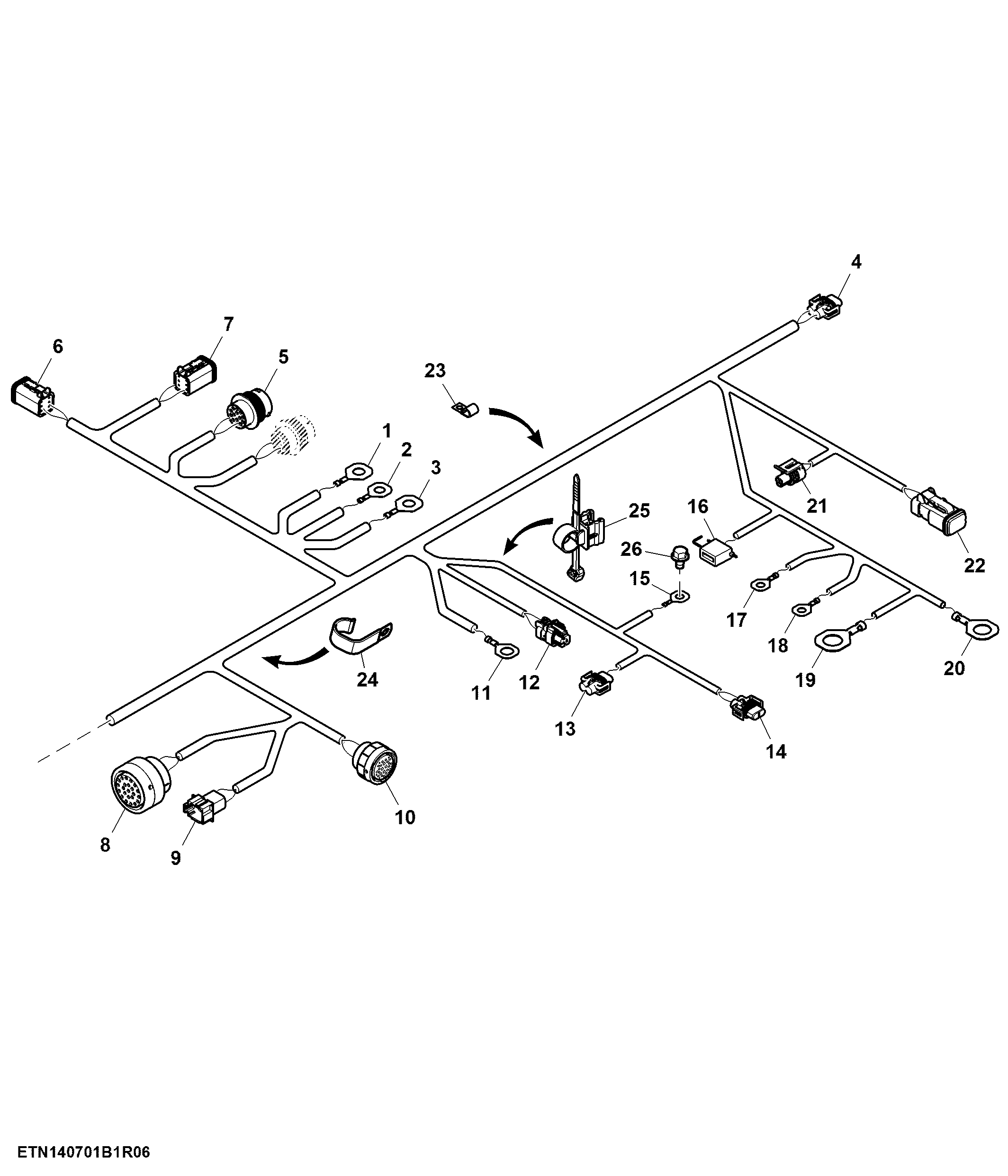 Chassis Wiring Harness (4 of 4) (420001 - )