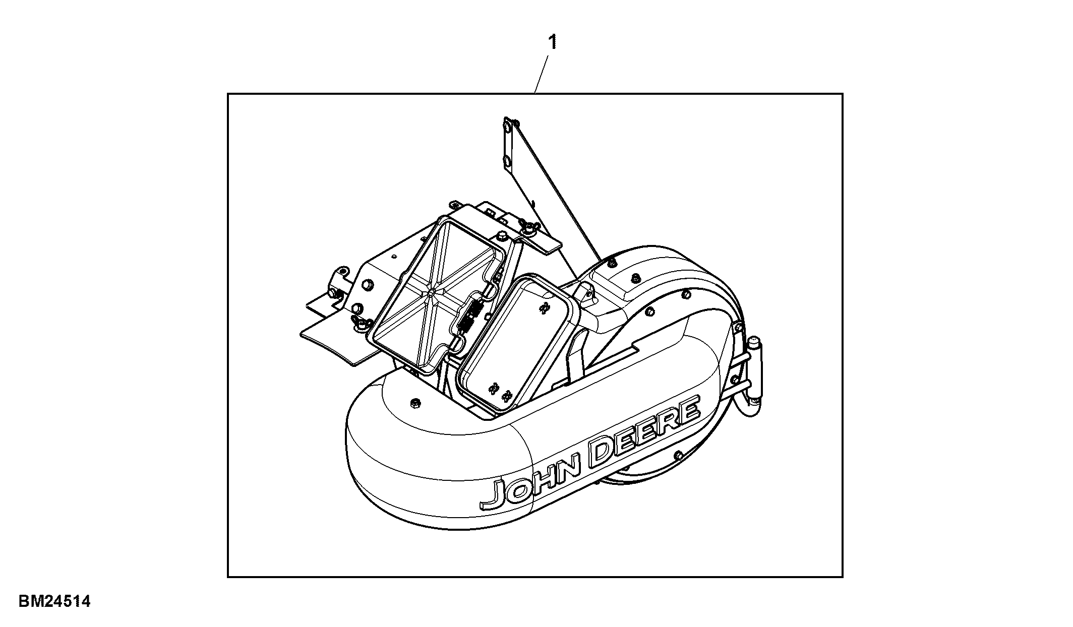 Attachment, Power Flow, 60HC inch ( - 030000)