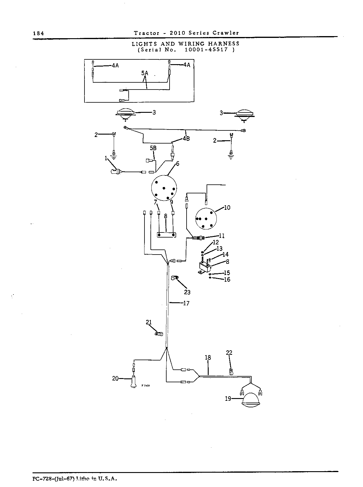 Light wiring harness