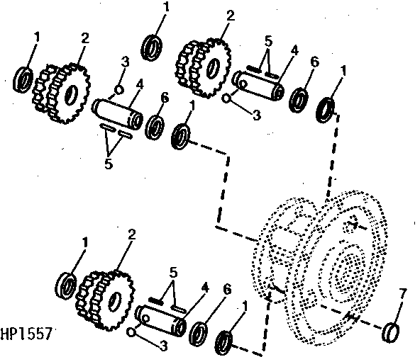 DUAL - RANGE CYLINDER DRIVE PINION GEARS (562901 - )