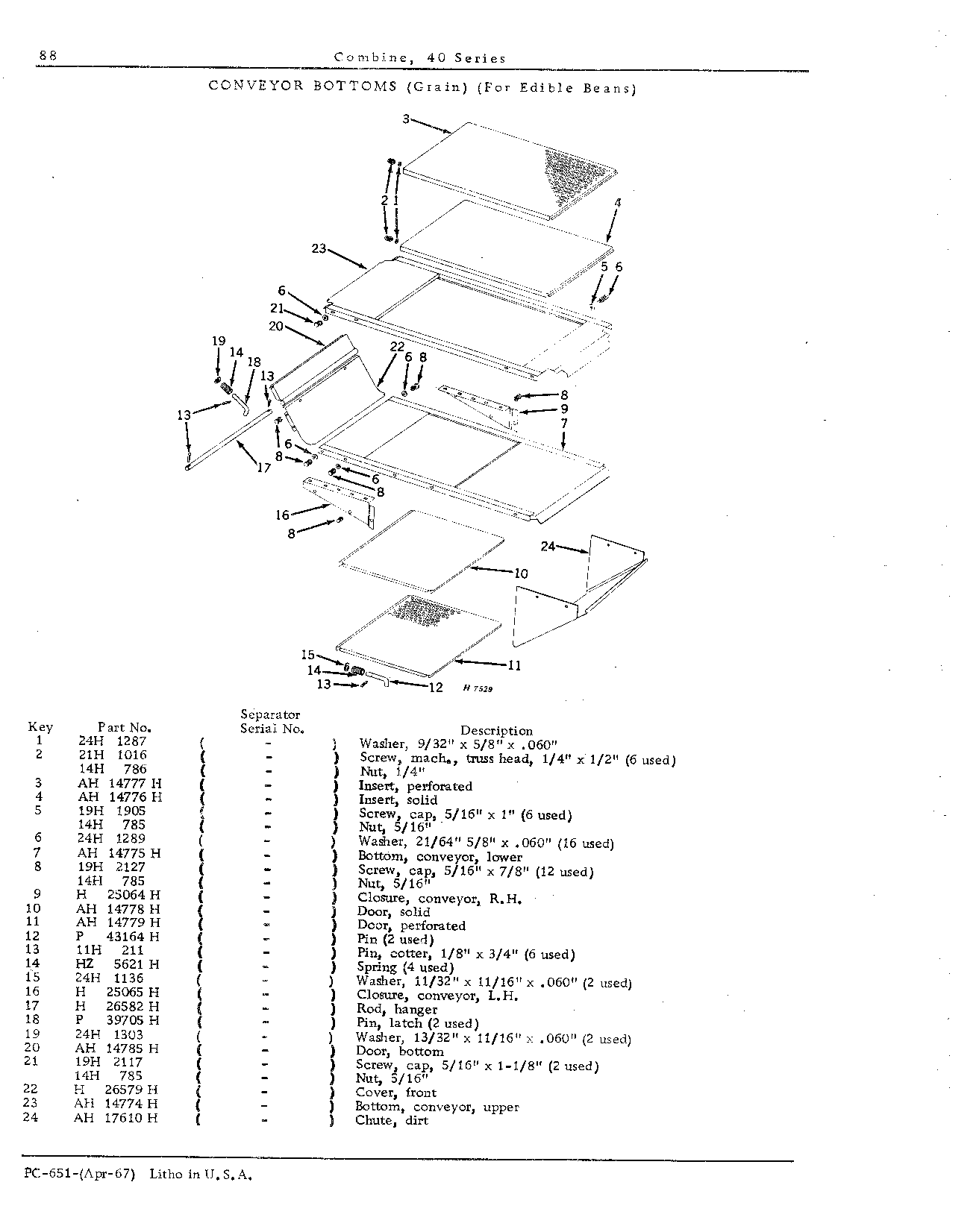 Straw Walkers, Shoe, Sieves, and Grain Conveyor (Continued)