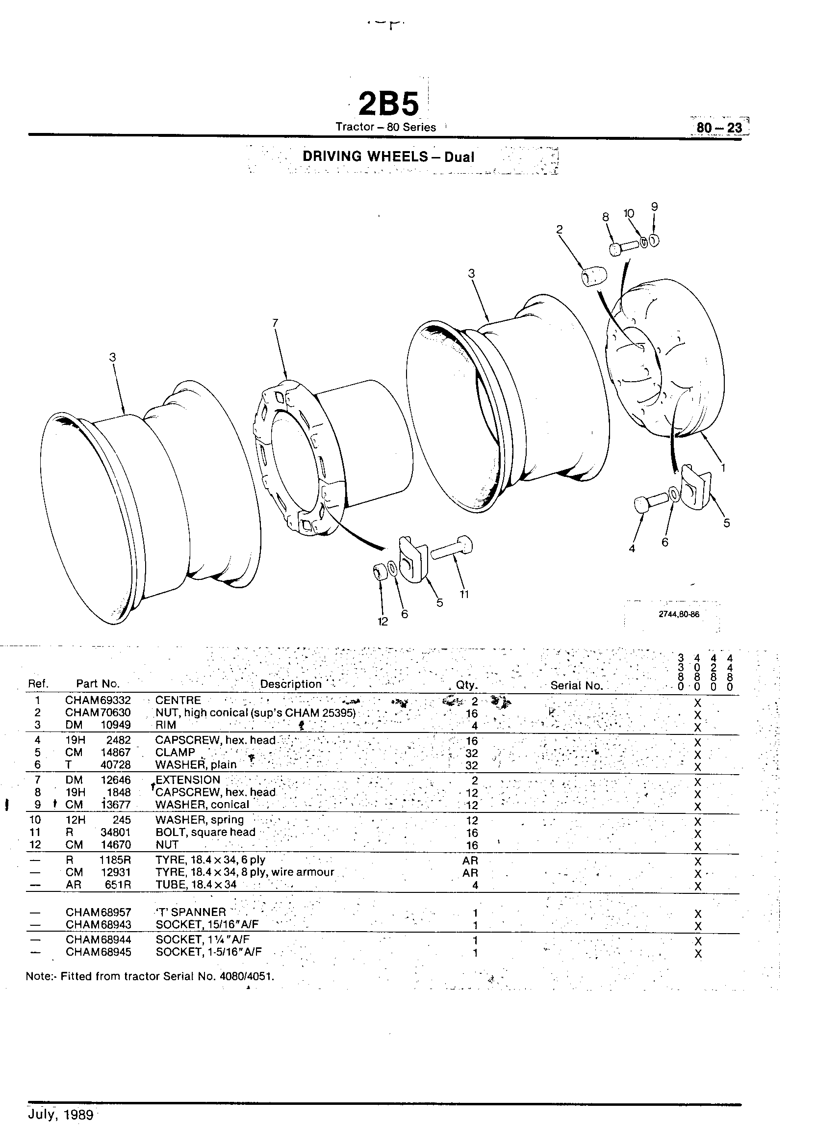 Wheels, Front Axle, Sheet Metal, Misc. Driving Wheels (Continued)