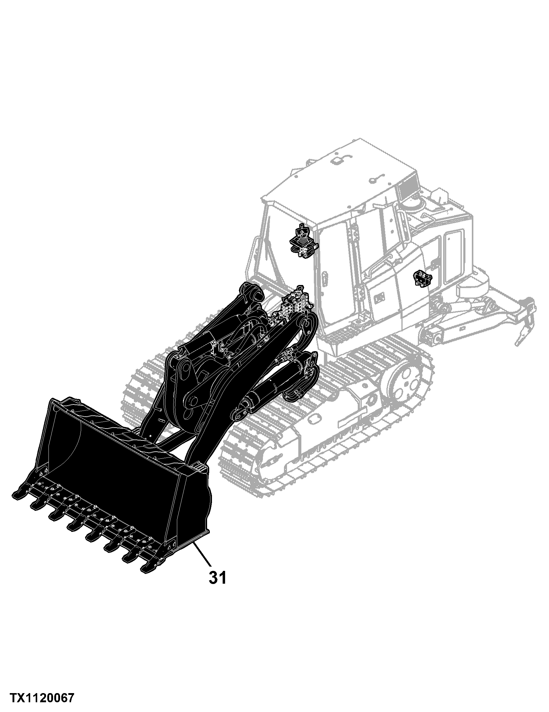 755K Crawler Loader (PIN: 1T0755KX_ _E192242-339325)
