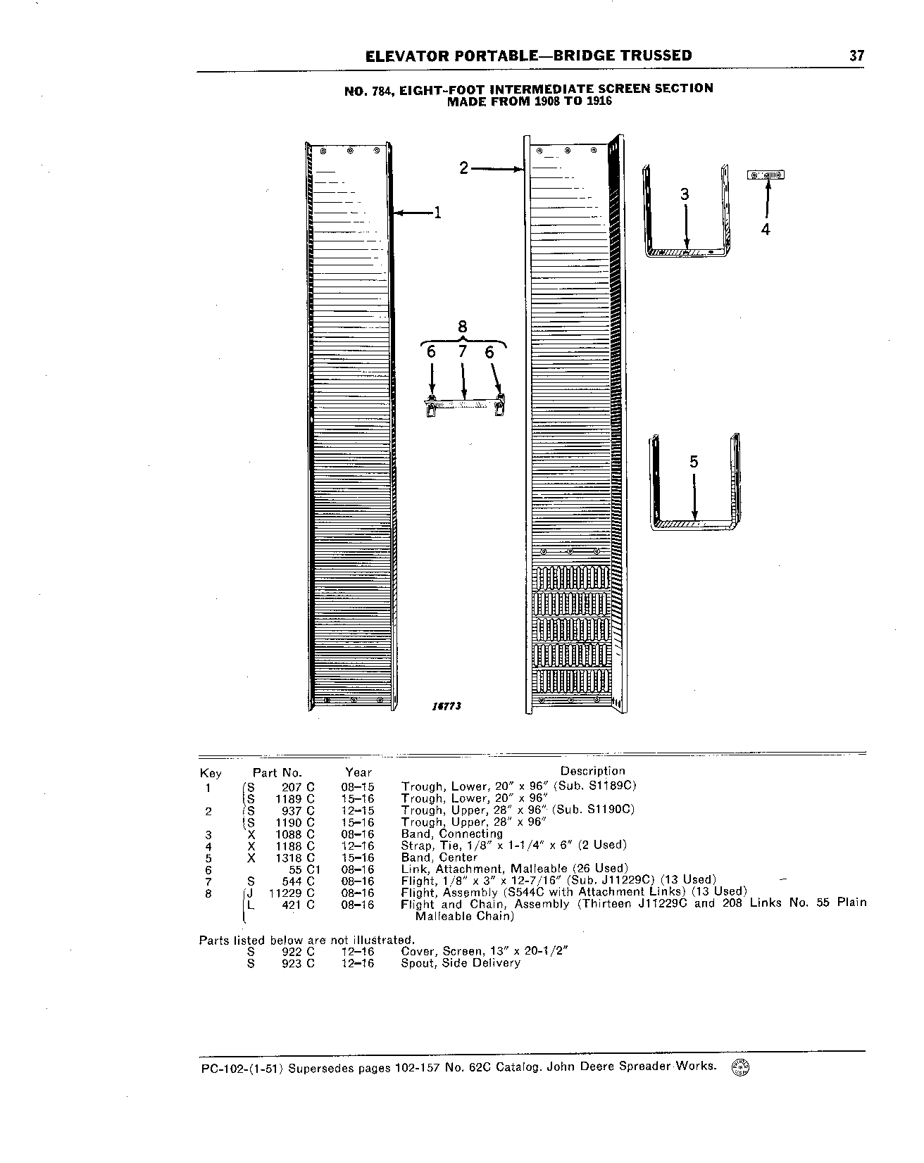 Section, 8-Foot Intermediate (Continued)