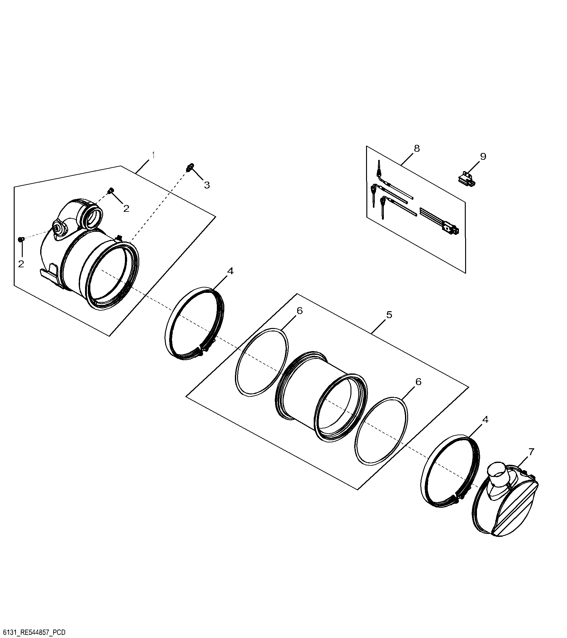 6131 Exhaust Filter / Diesel Particulate Filter