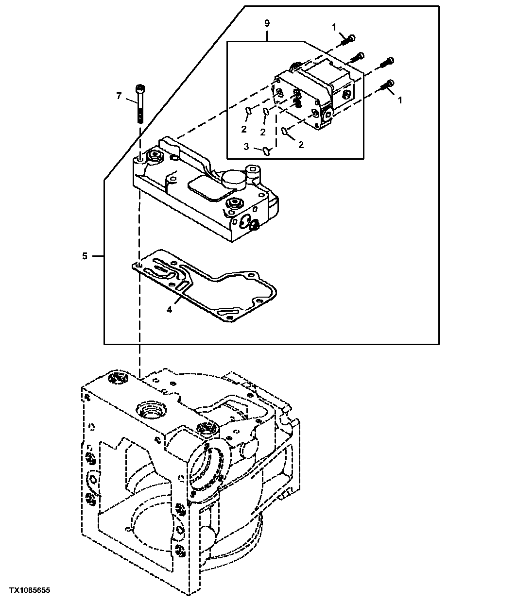 Hydrostatic Pump Displacement Control Valve