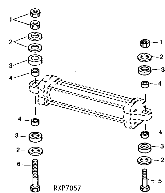 Steering Feedback Cylinder Attaching Hardware
