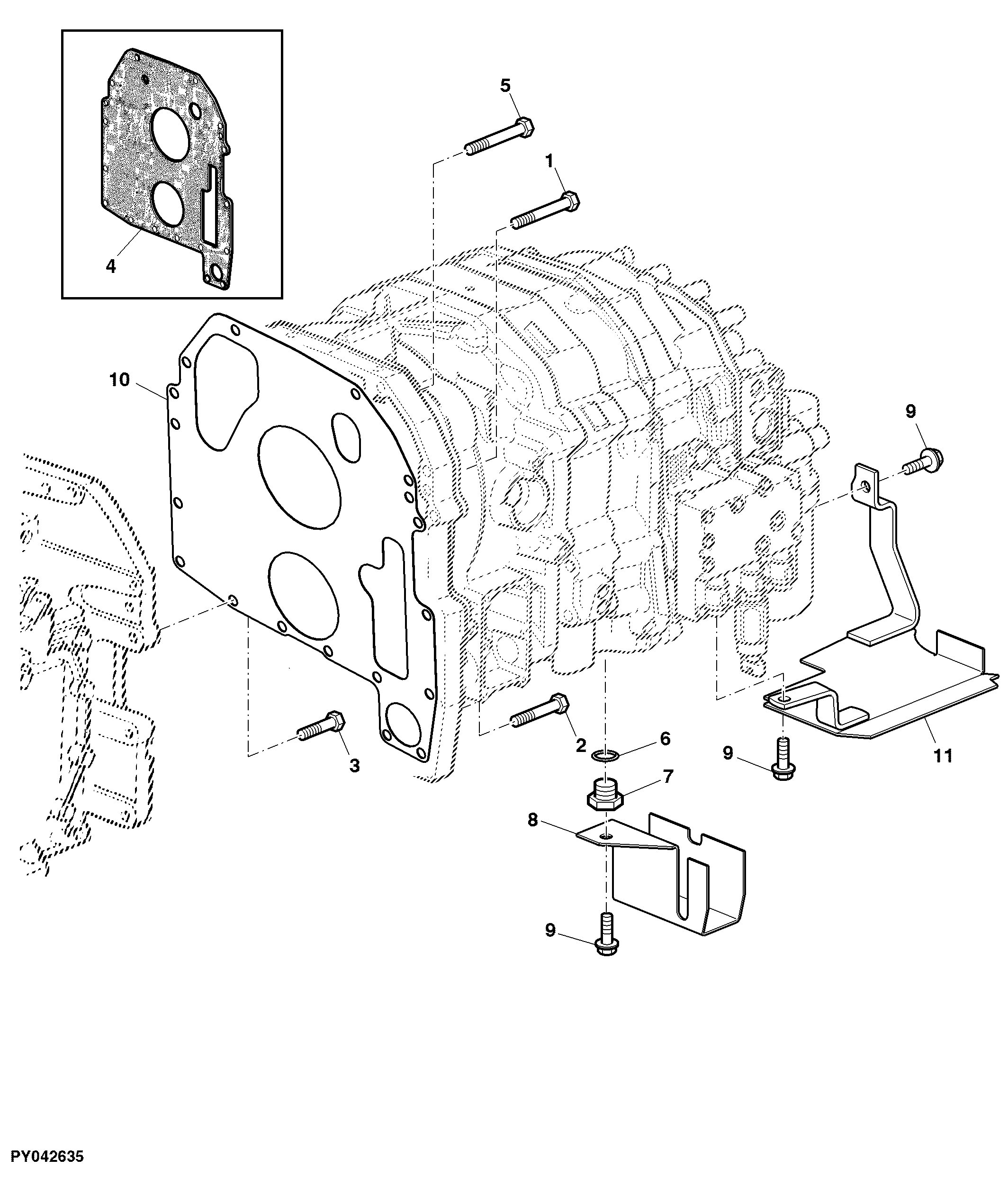 Mounting Parts / Protection Electromagnetic Shift EPQT