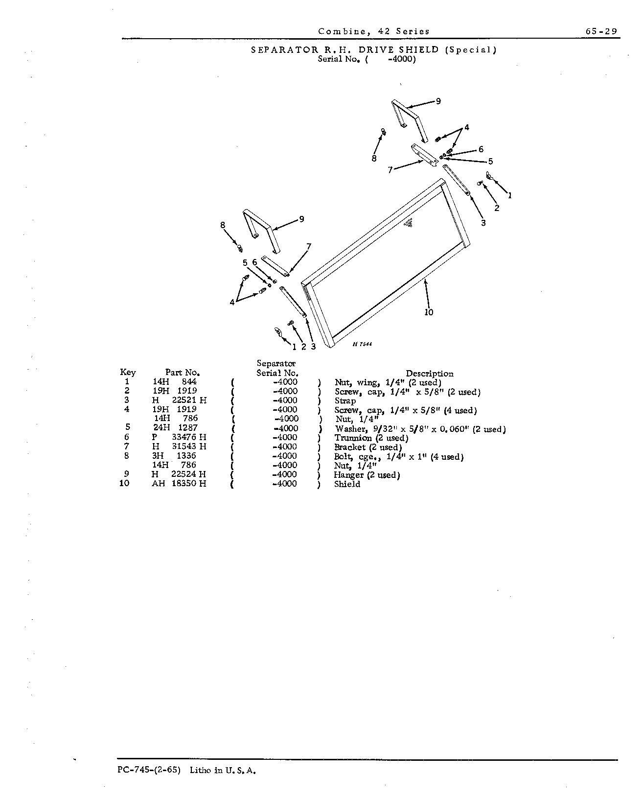 Shields, separator