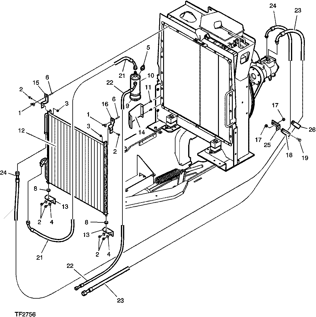 Air Conditioning, Condenser and Compressor ( - XXXXXX)