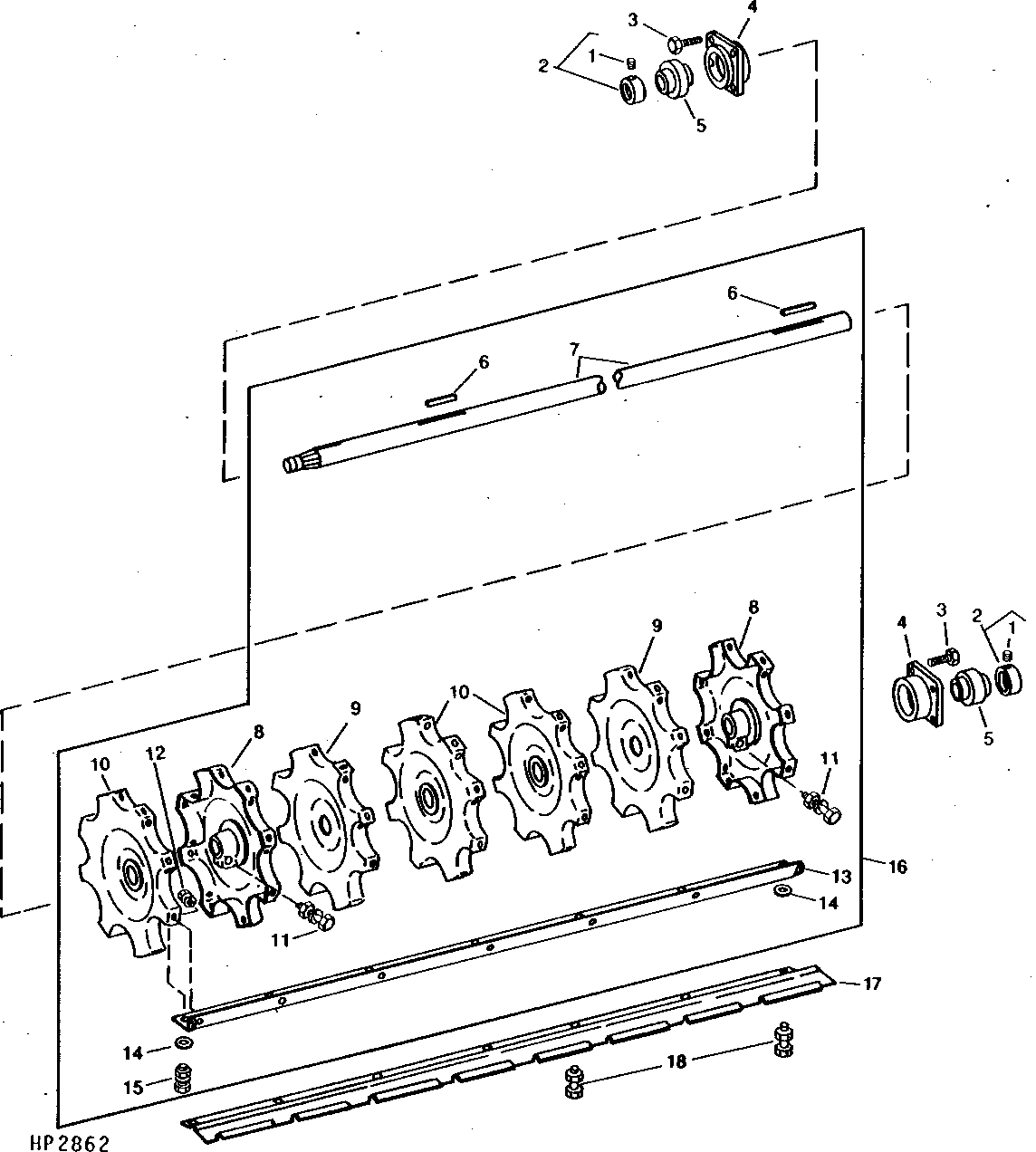 Rasp - Bar Cylinder (Dual-Range Cylinder Drive) (564101 - )