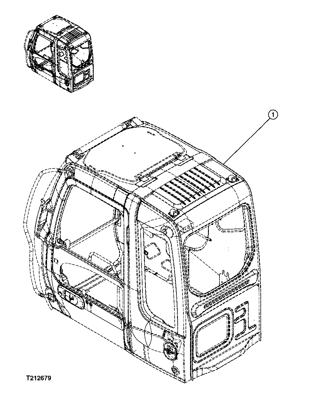 CAB (WITH VANDAL HOOK)
