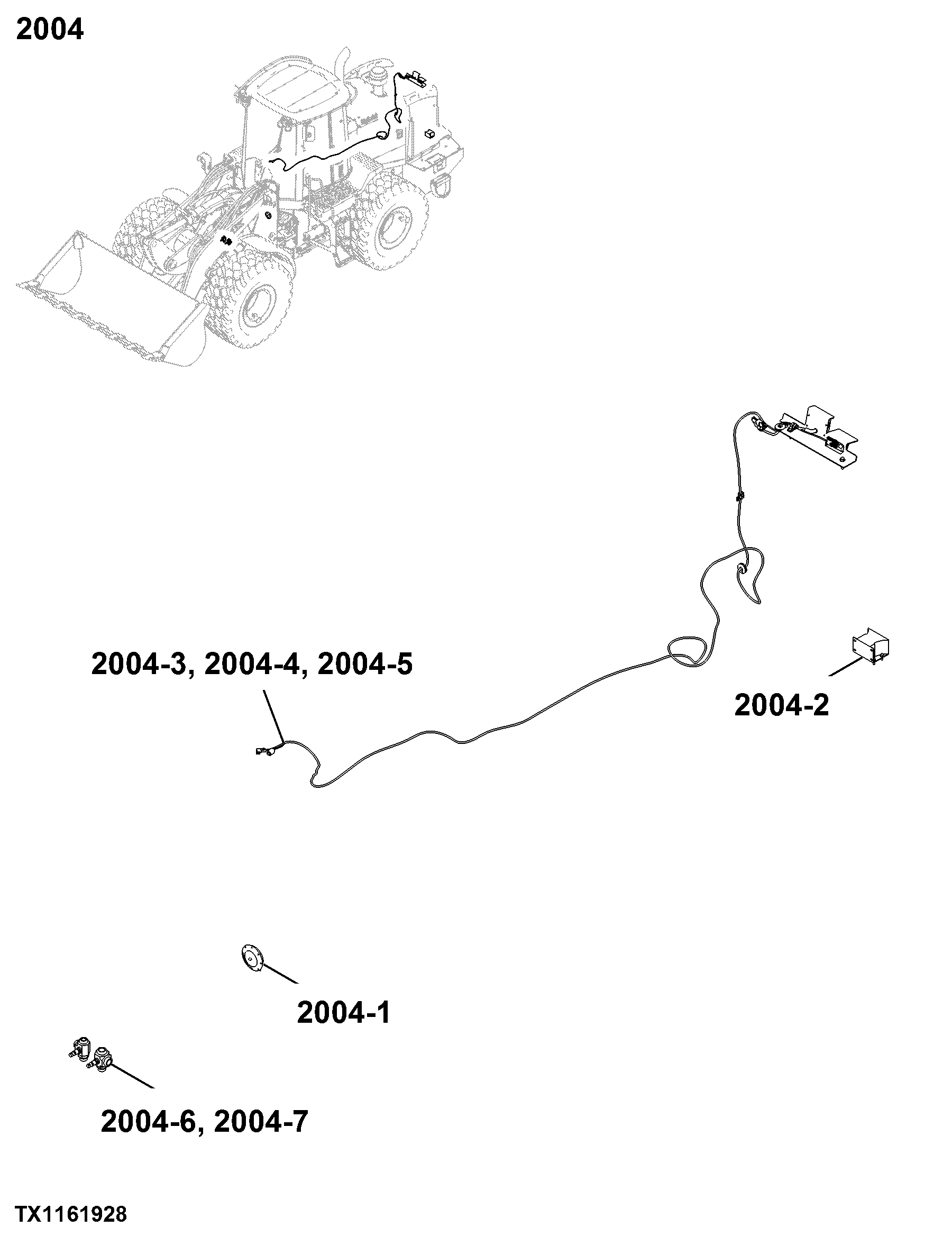 2004 Warning Devices Including Horn and Reverse Alarm