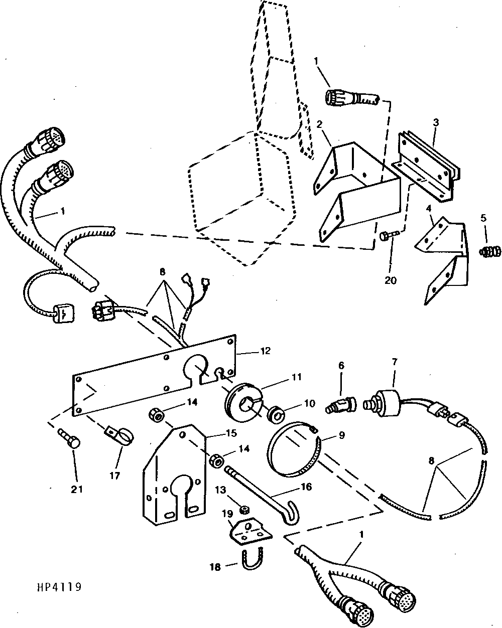 Control Box Housing, Mounting Brackets and Harness (Dial-A-Matic)