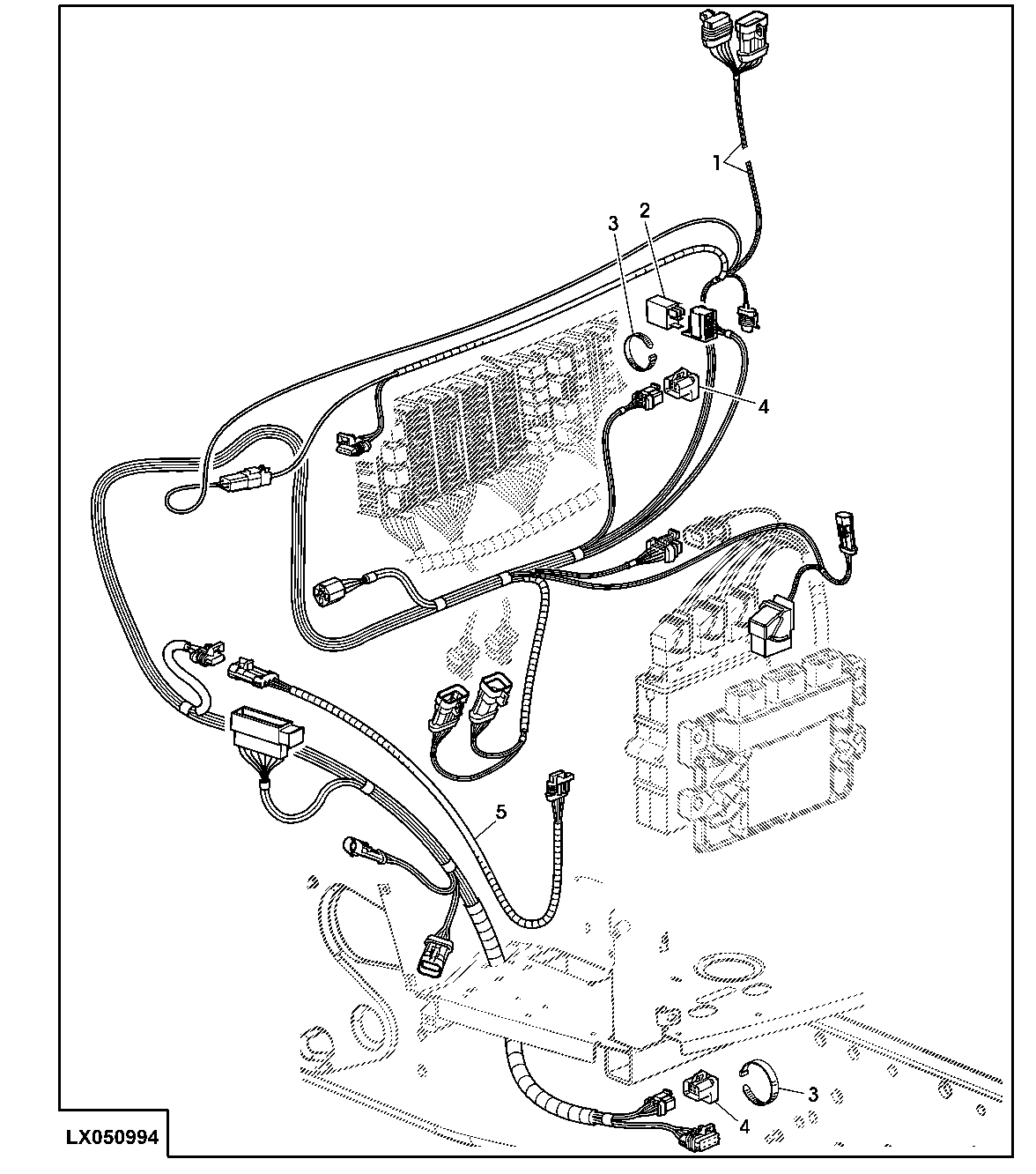 WIRING HARNESS, ISOBUS WITH TEC CONTROL UNIT