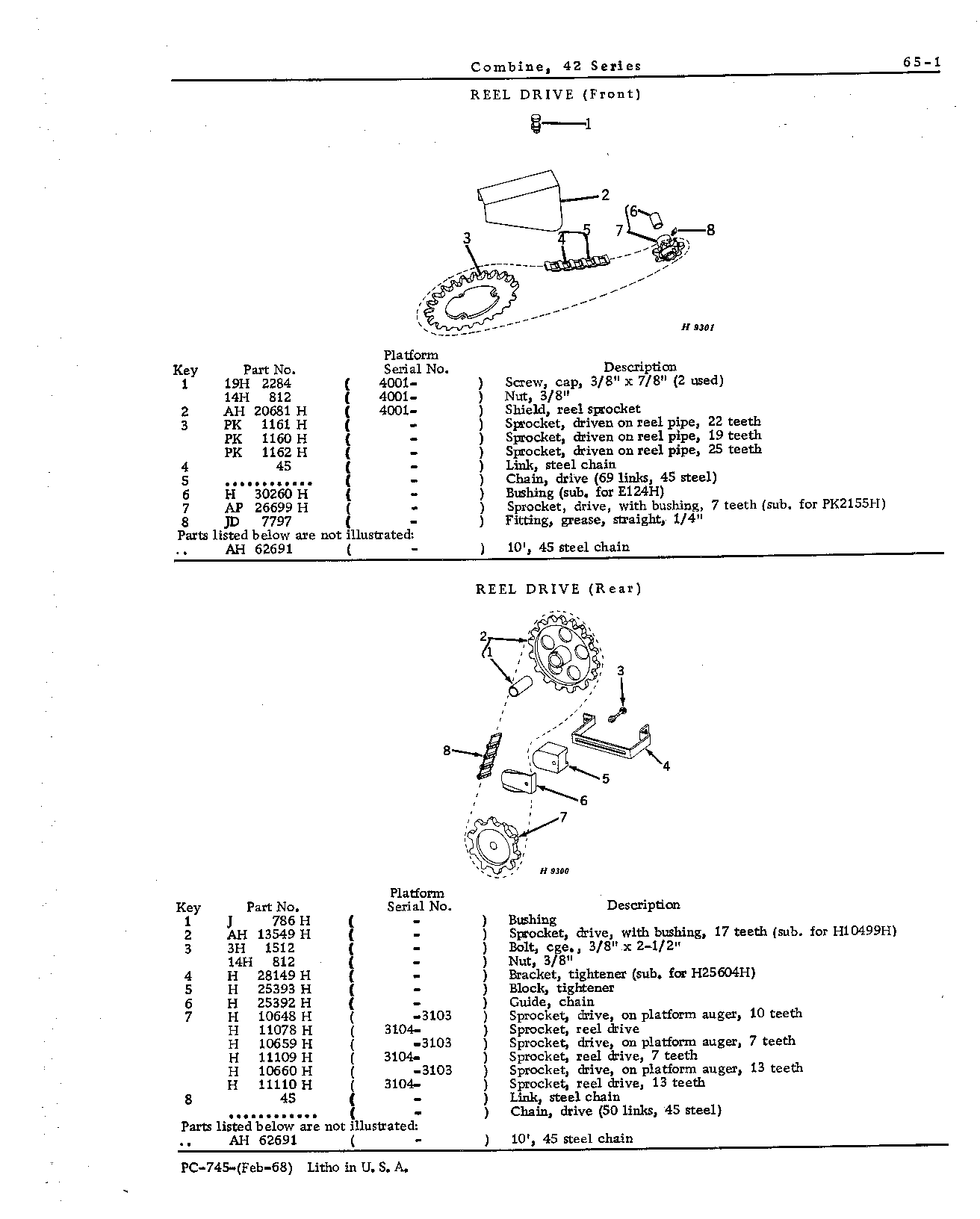 Drives for: Reel