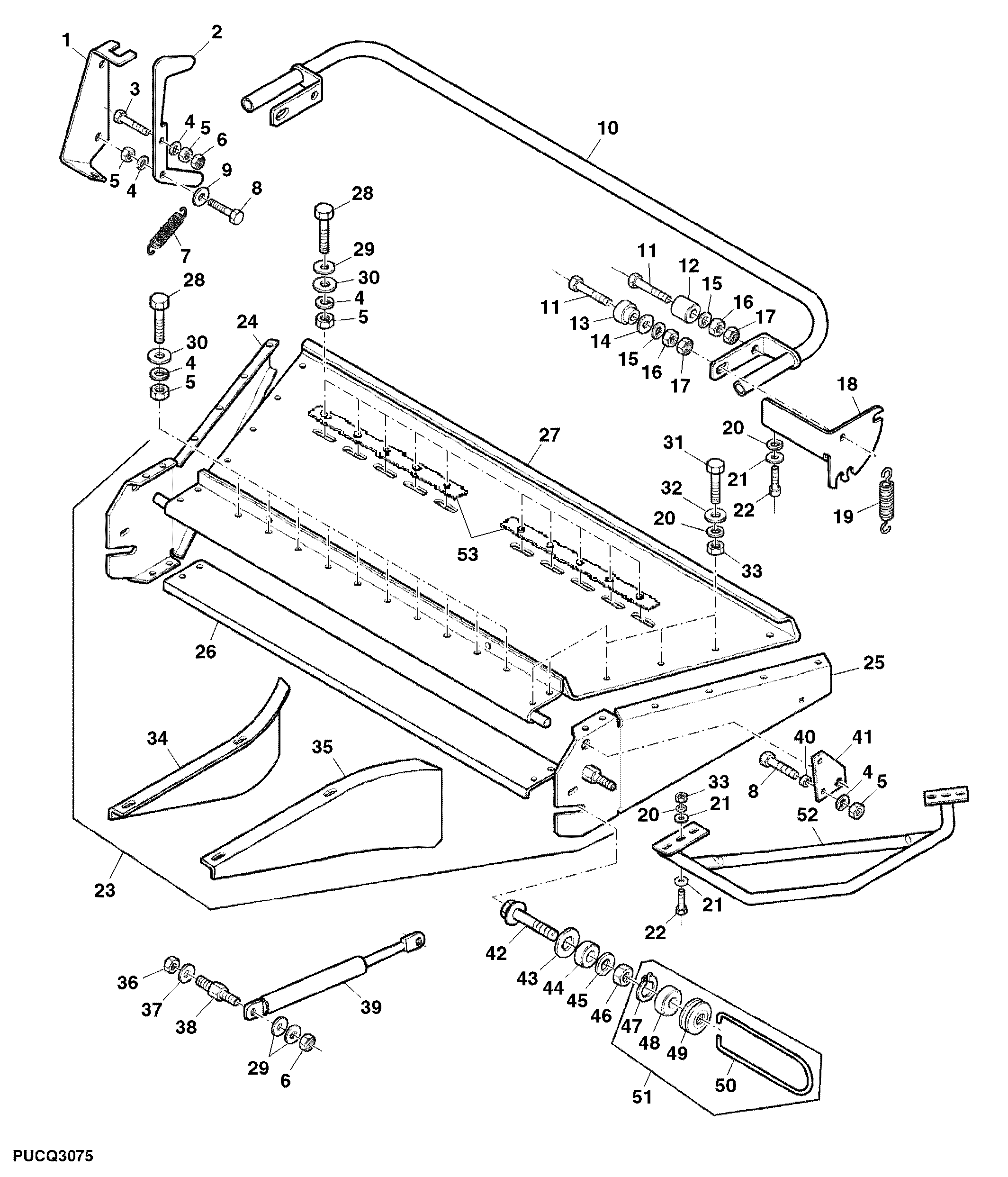 Straw Distributor, Mechanical Adjustment, Fine Cut