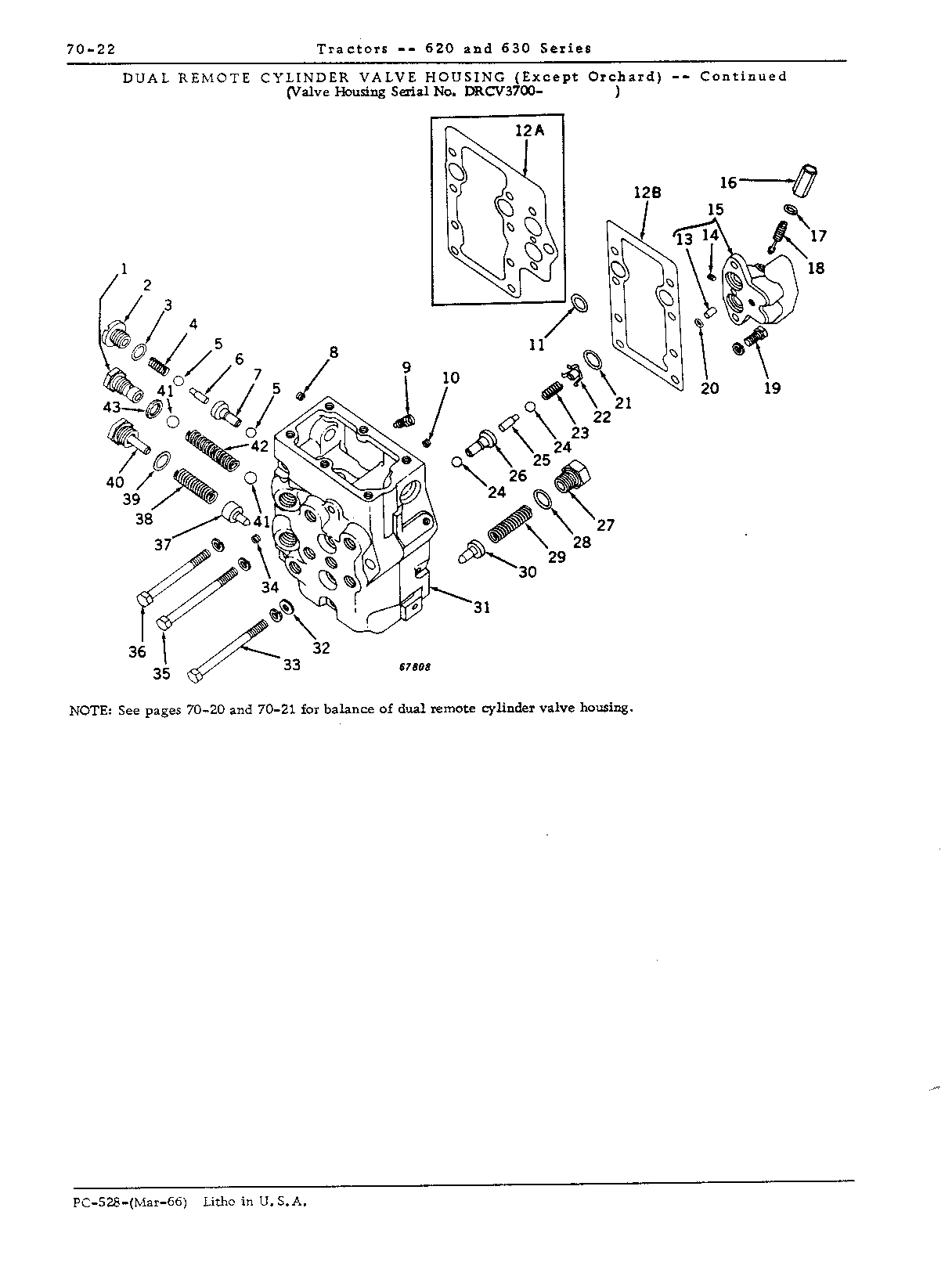 Housing, dual remote cylinder valve (Continued)