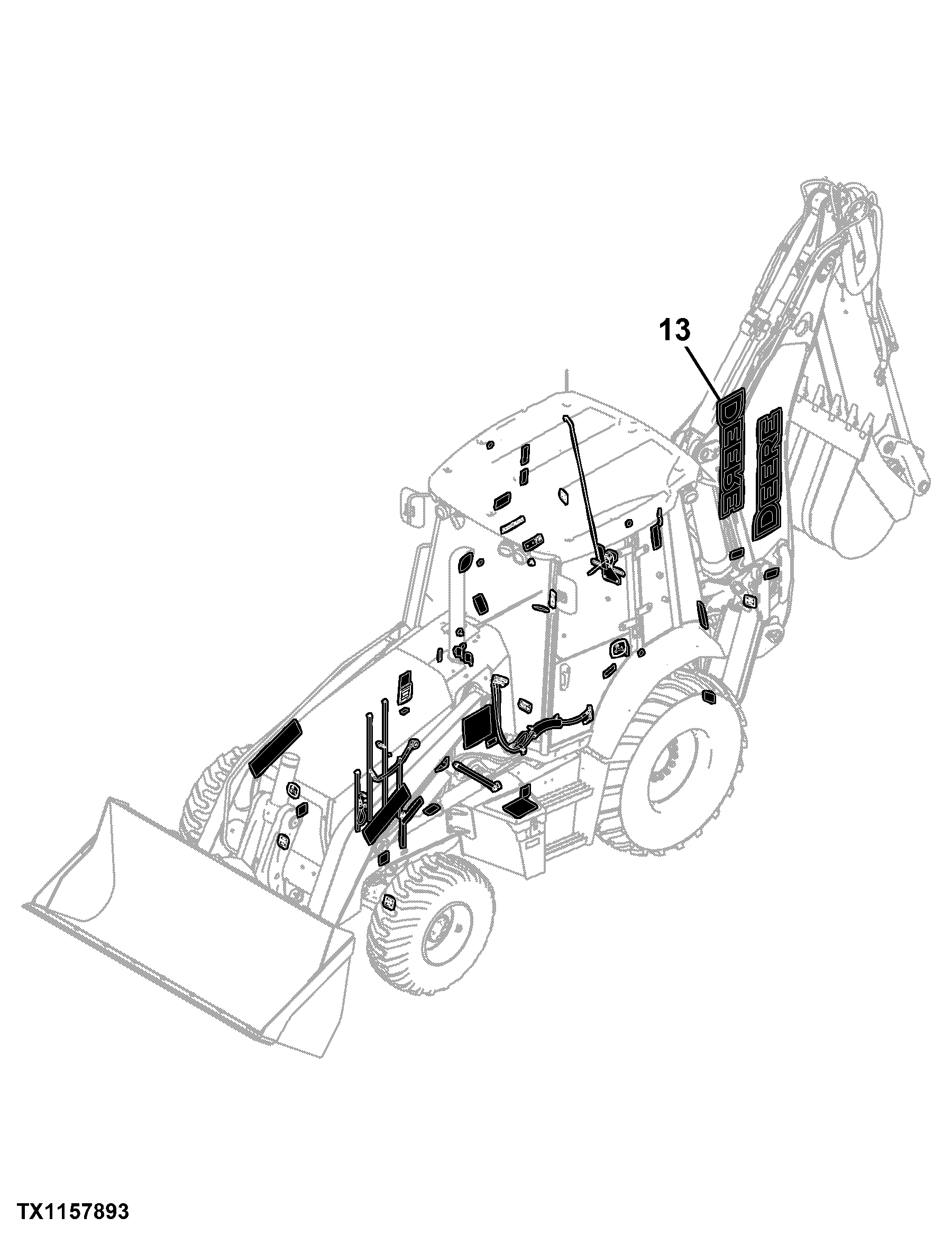 710K Backhoe Loader (Engine 6068HT079)(PIN: 1T0710KX_ _E219607- )