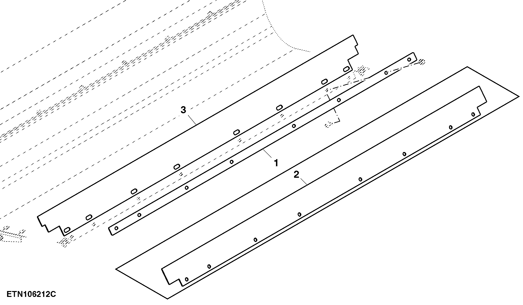 Front Lower Tailing Seal, Self Leveling Shoe