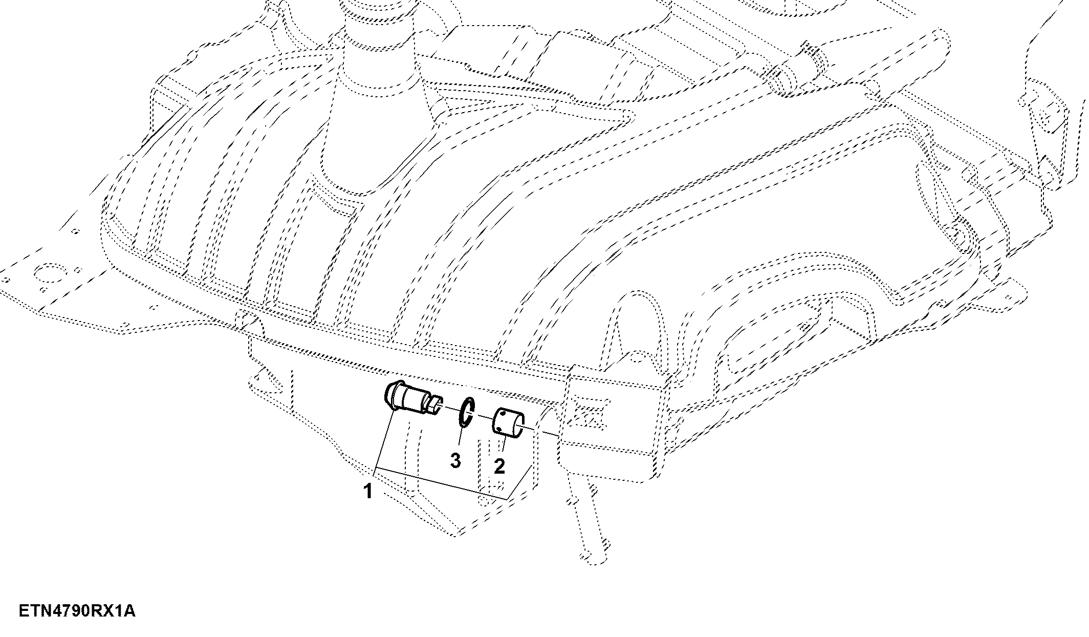 External Rear PTO, Remote Control, W/O Fender