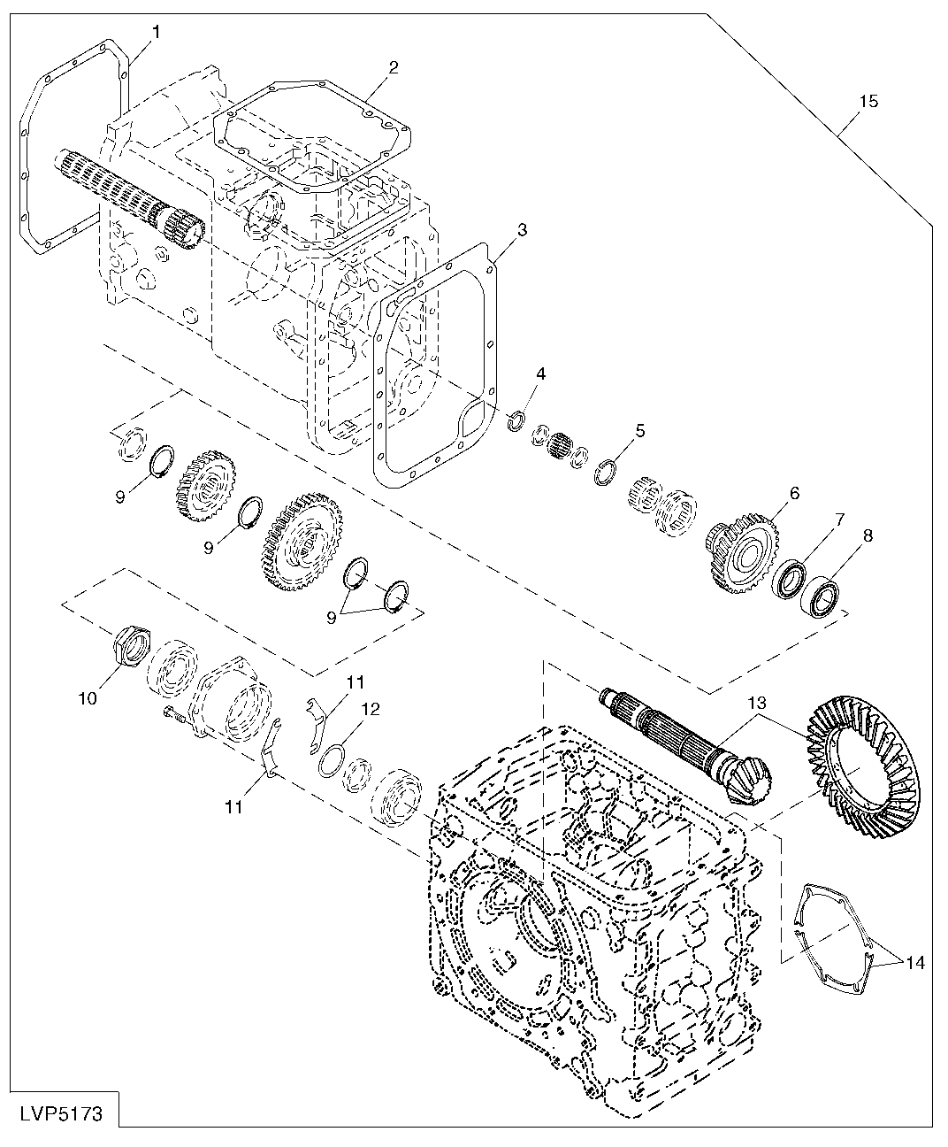 DIFFERENTIAL DRIVE SHAFT / "B" RANGE GEAR KIT