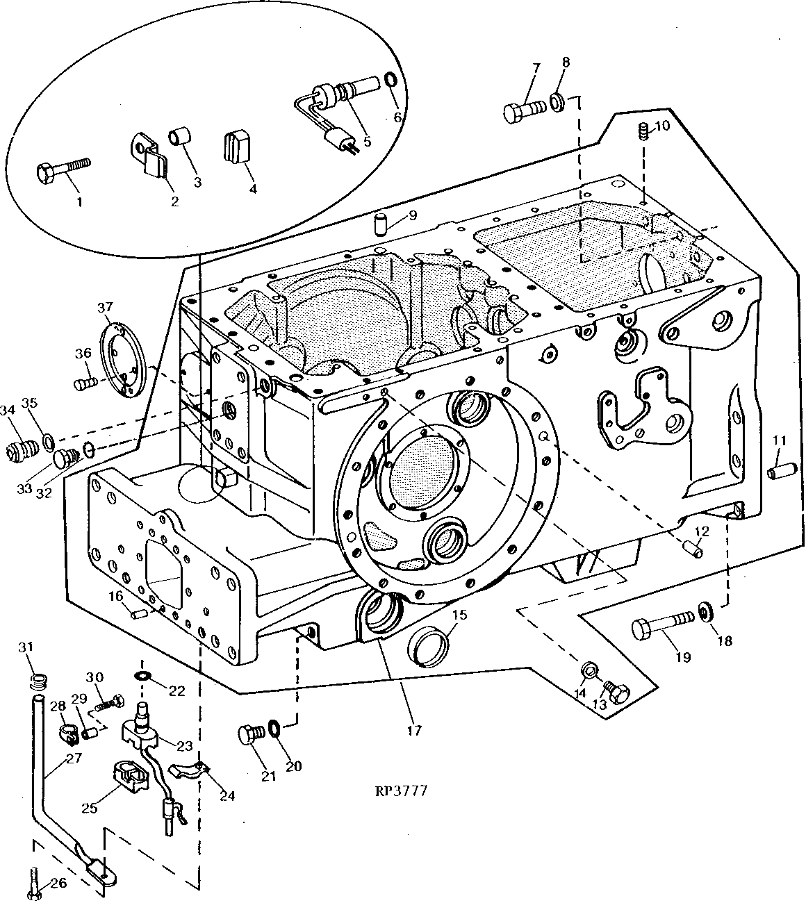 TRANSMISSION CASE (QUAD-RANGE TRANSMISSION)