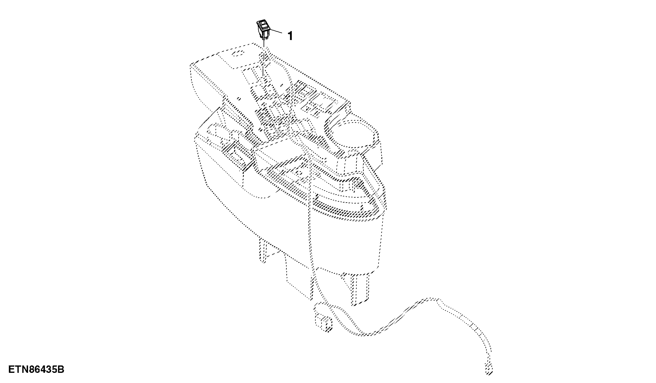 Floating Crop Divider Height Control Harness And Switch