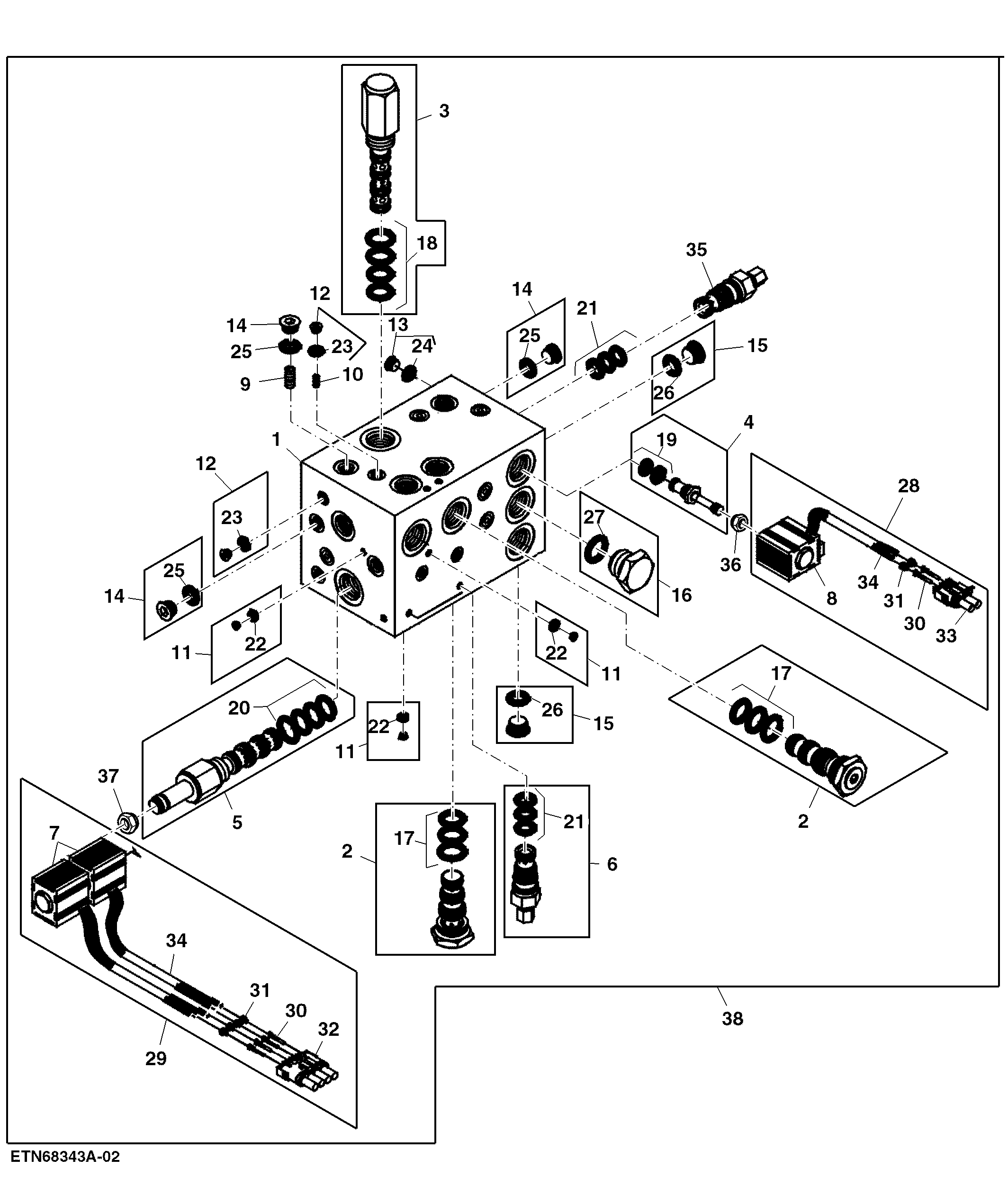 Topper Valve Components, Whole, Shredder, Piston Motor