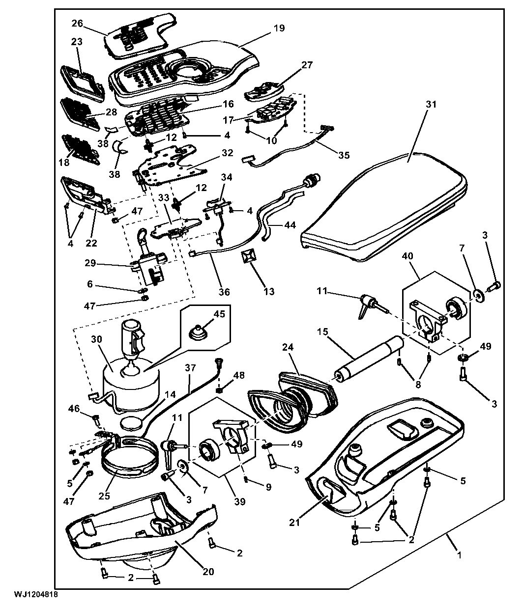 Joystick, Right, Basic / Navi/Scale ( - 001812)