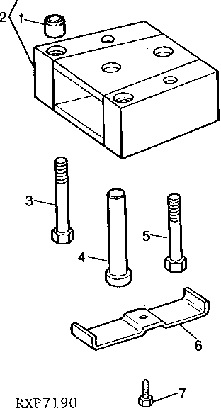 WIDE SWING DRAWBAR FRONT SUPPORT (WITHOUT ROCKSHAFT)