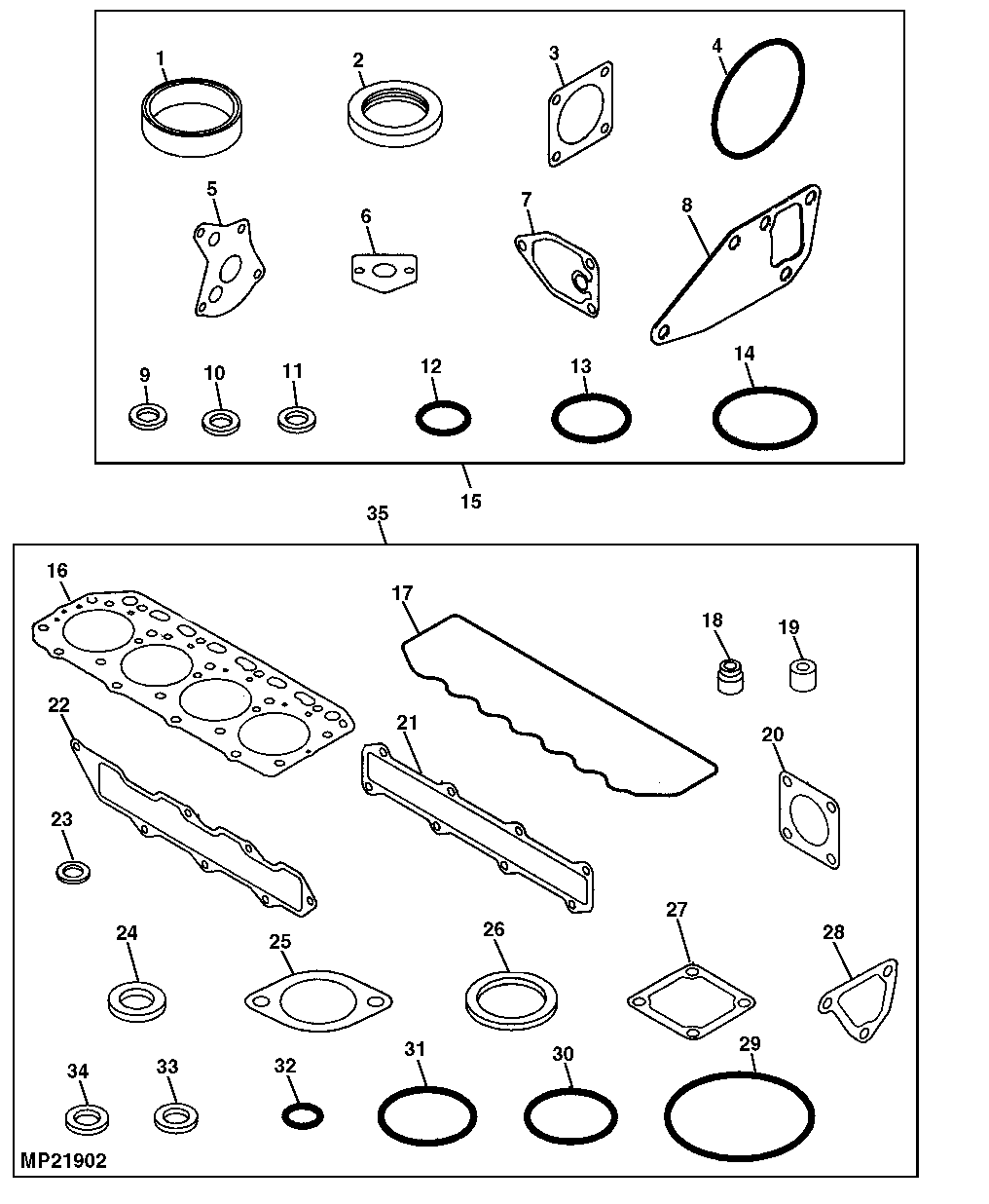 Engine Gasket Kits (4TNE84-EJTLB) ( - 311032)