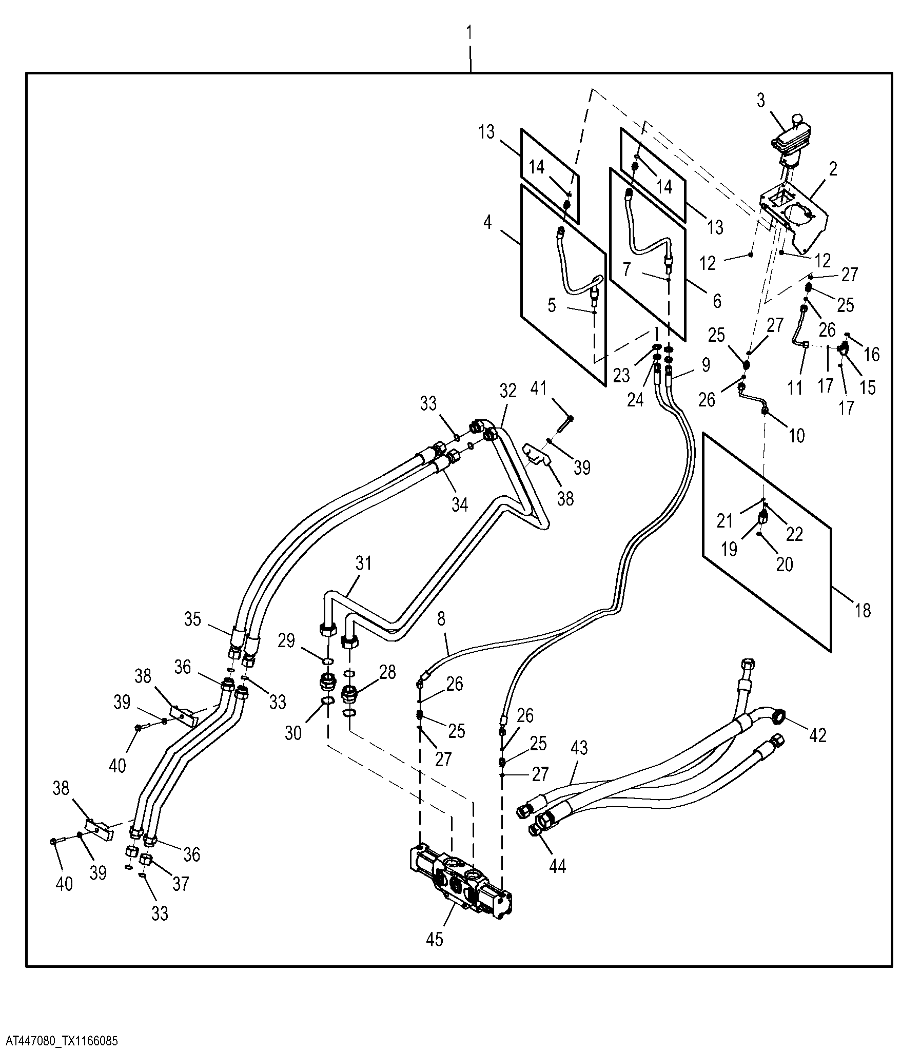 Joystick To Joystick with Auxiliary Lever Conversion Kit (662428 - )