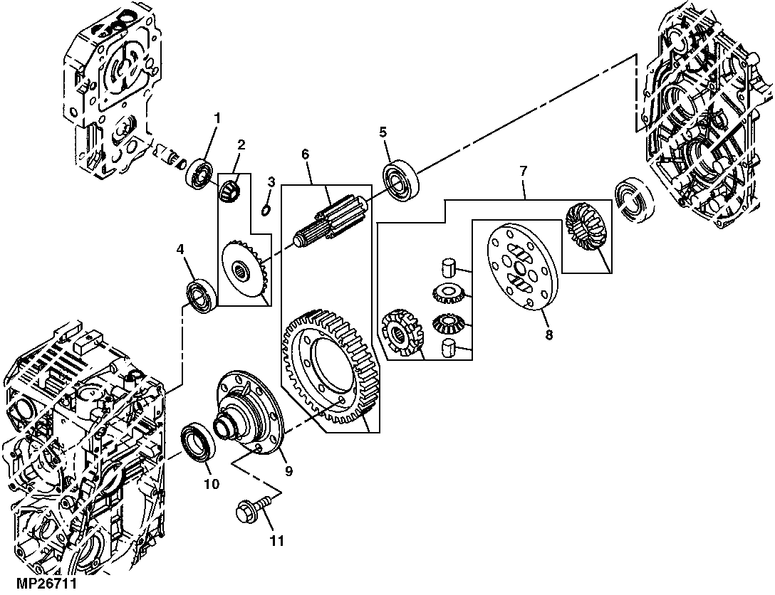 Differential (Transmission Marked 7A7051-24000)