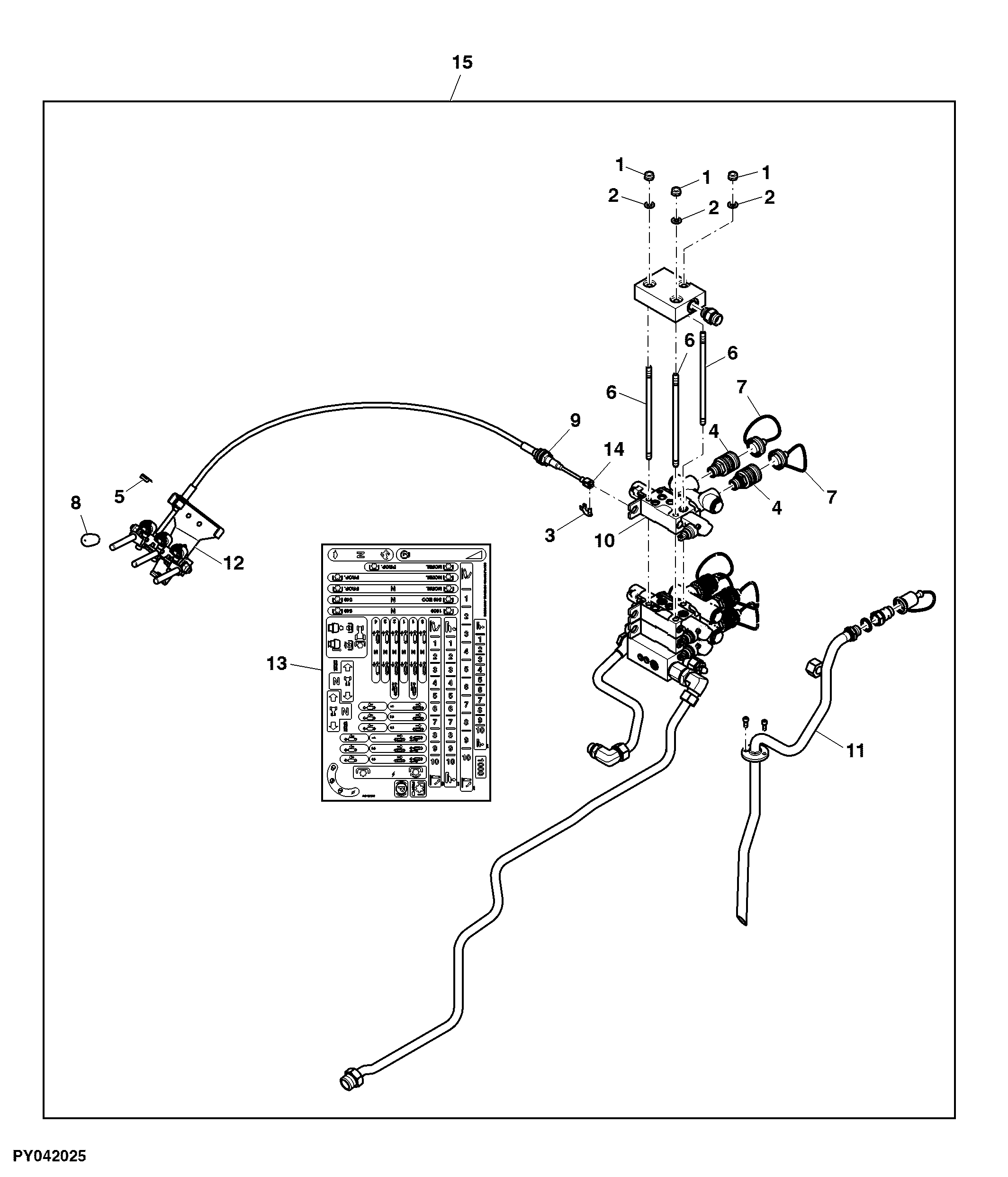 Attachment, Double Acting SCV, W/ Quick Connect Coupler