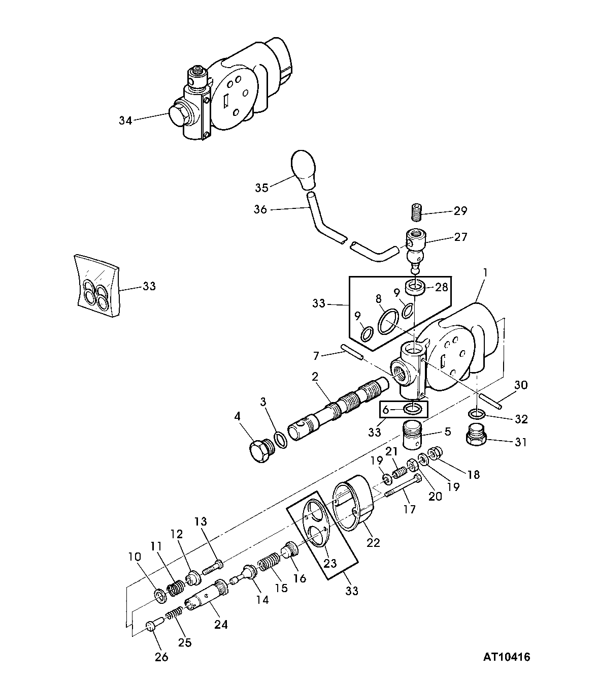 OPTIONAL SINGLE-ACTING SELECTIVE CONTROL VALVE (POS. 2)