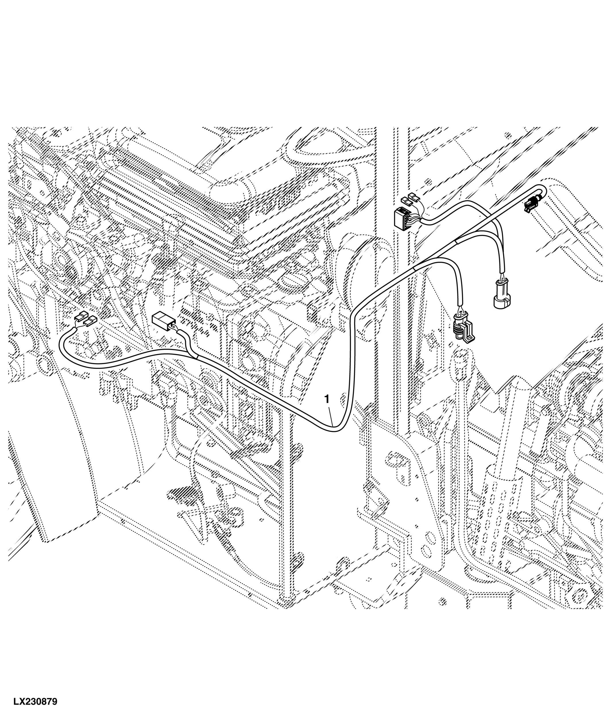 Wiring Harness, Front PTO