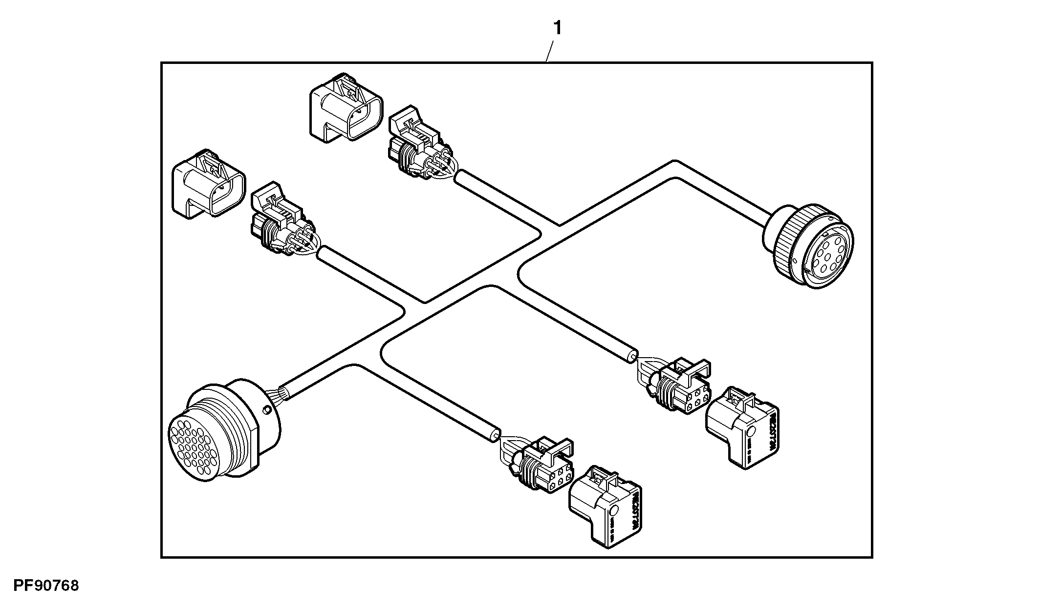 Attachment, Harness, GreenStar™, 35' Extension