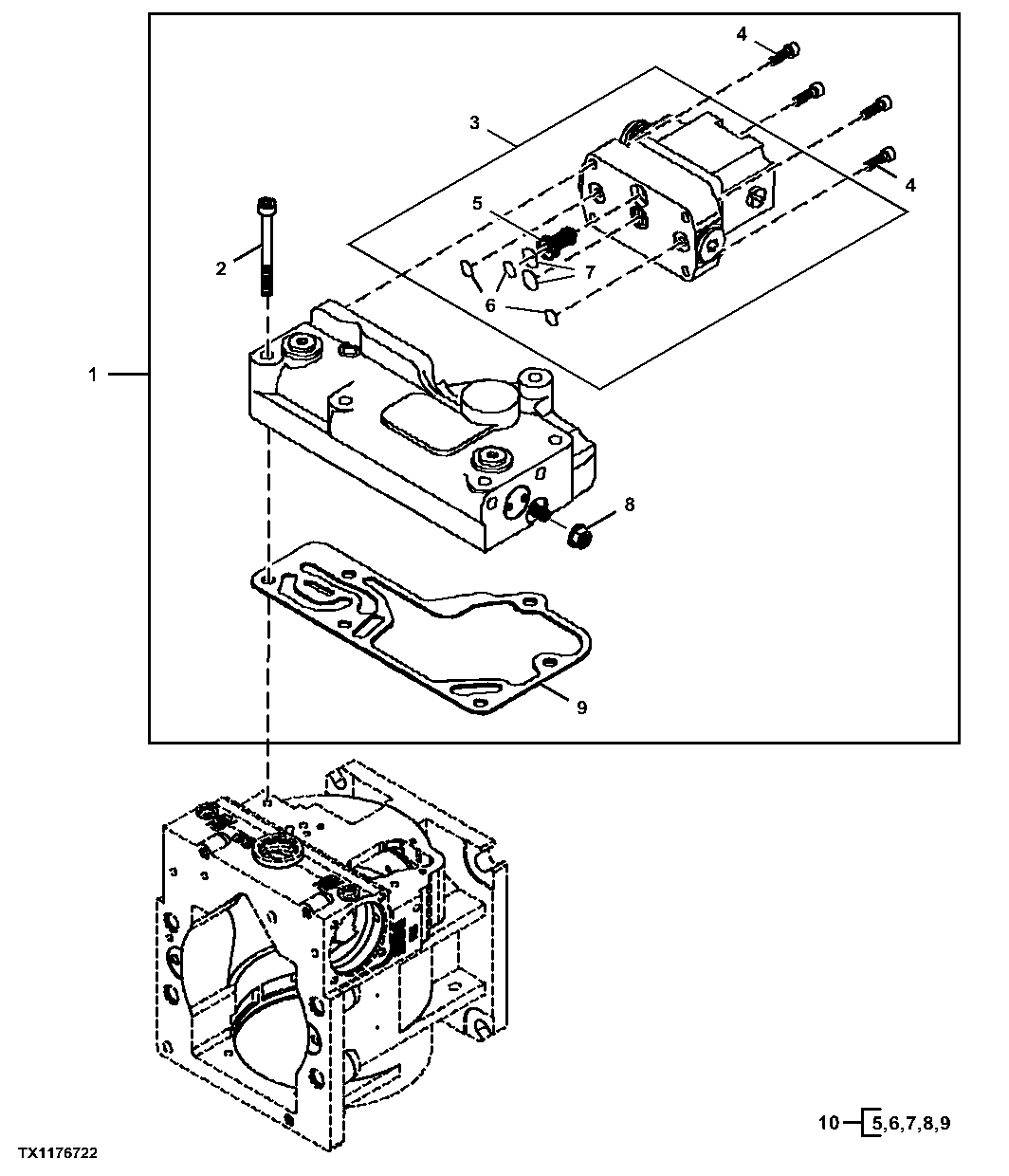Hydrostatic Pump Components, Displacement Control Valve