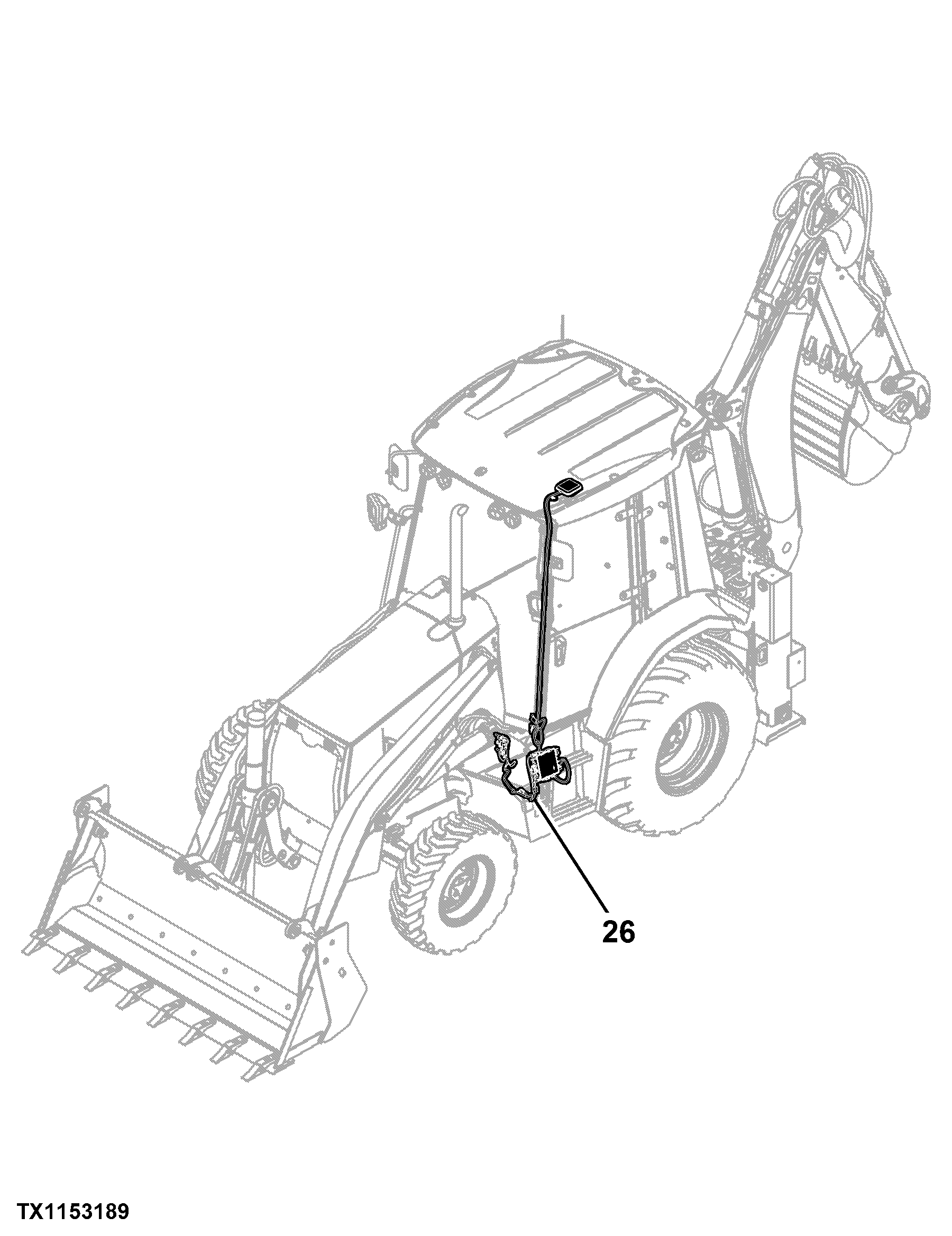 325K Backhoe Loader (PIN: 1T0325KX_ _C219607 - C234969)(Engine 4045TT096)