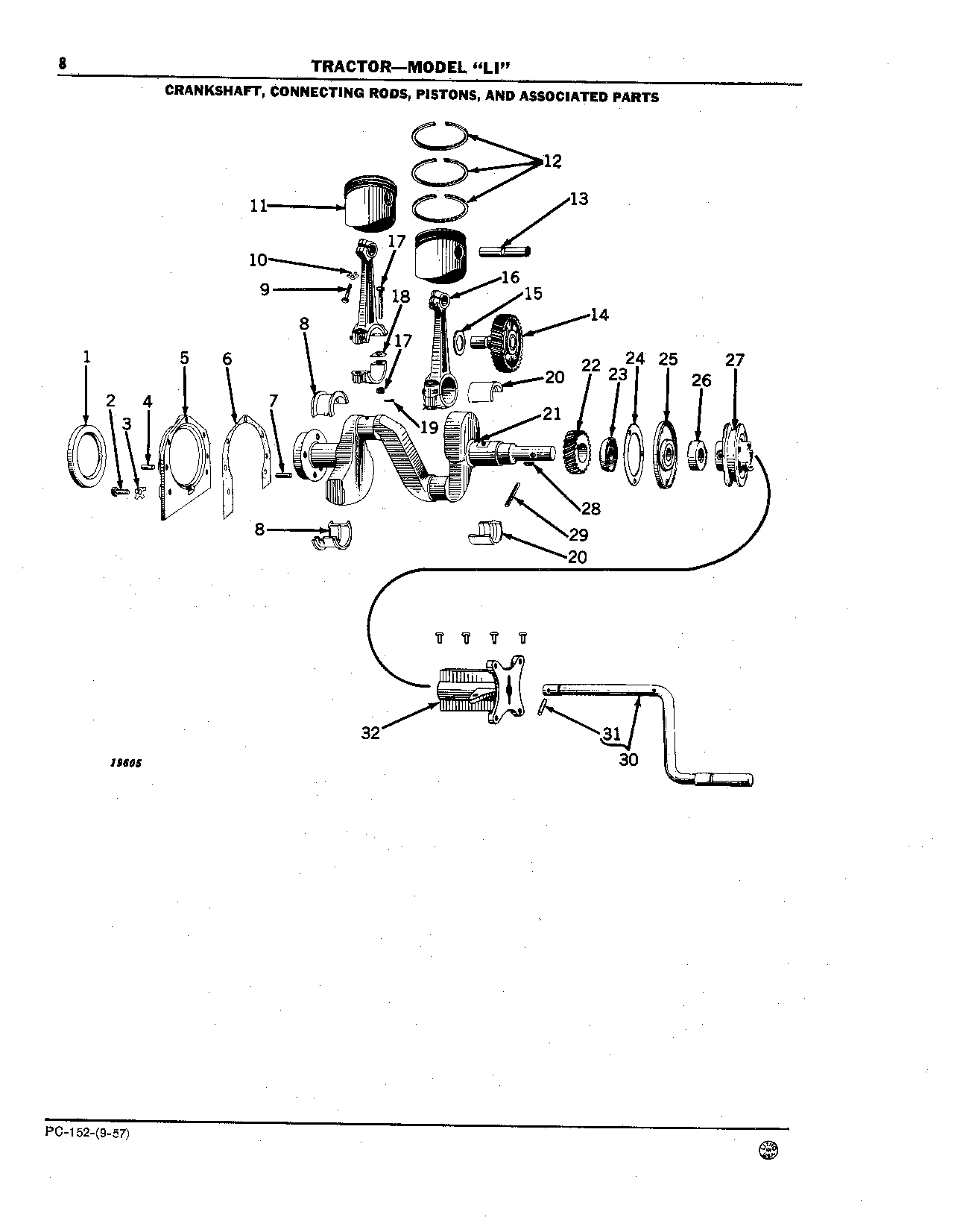 Bearing Inserts Front and Rear Main